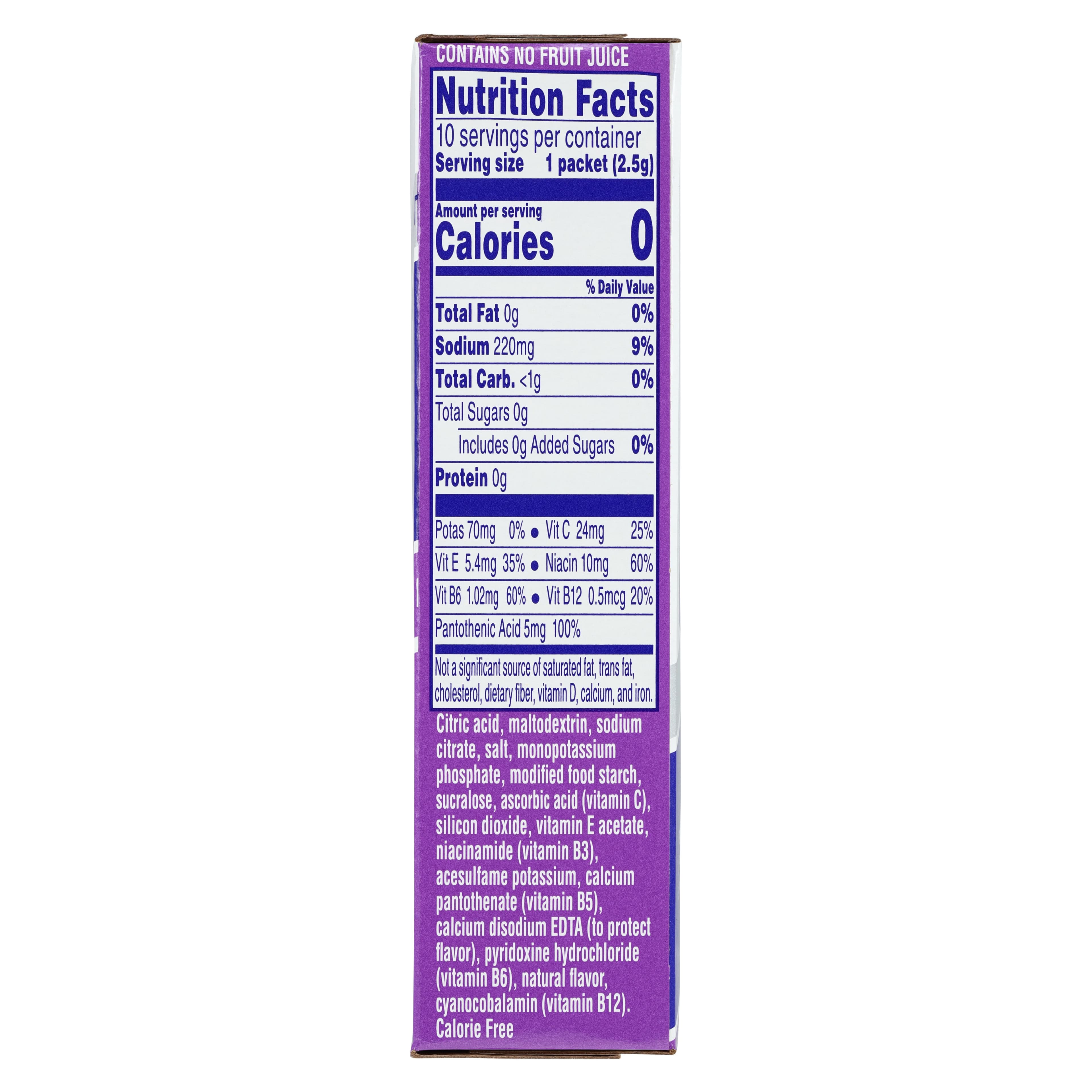 Propel Electrolyte Powder Packets, Grape, 10 Count Box, 12 Boxes/Case thumbnail 3