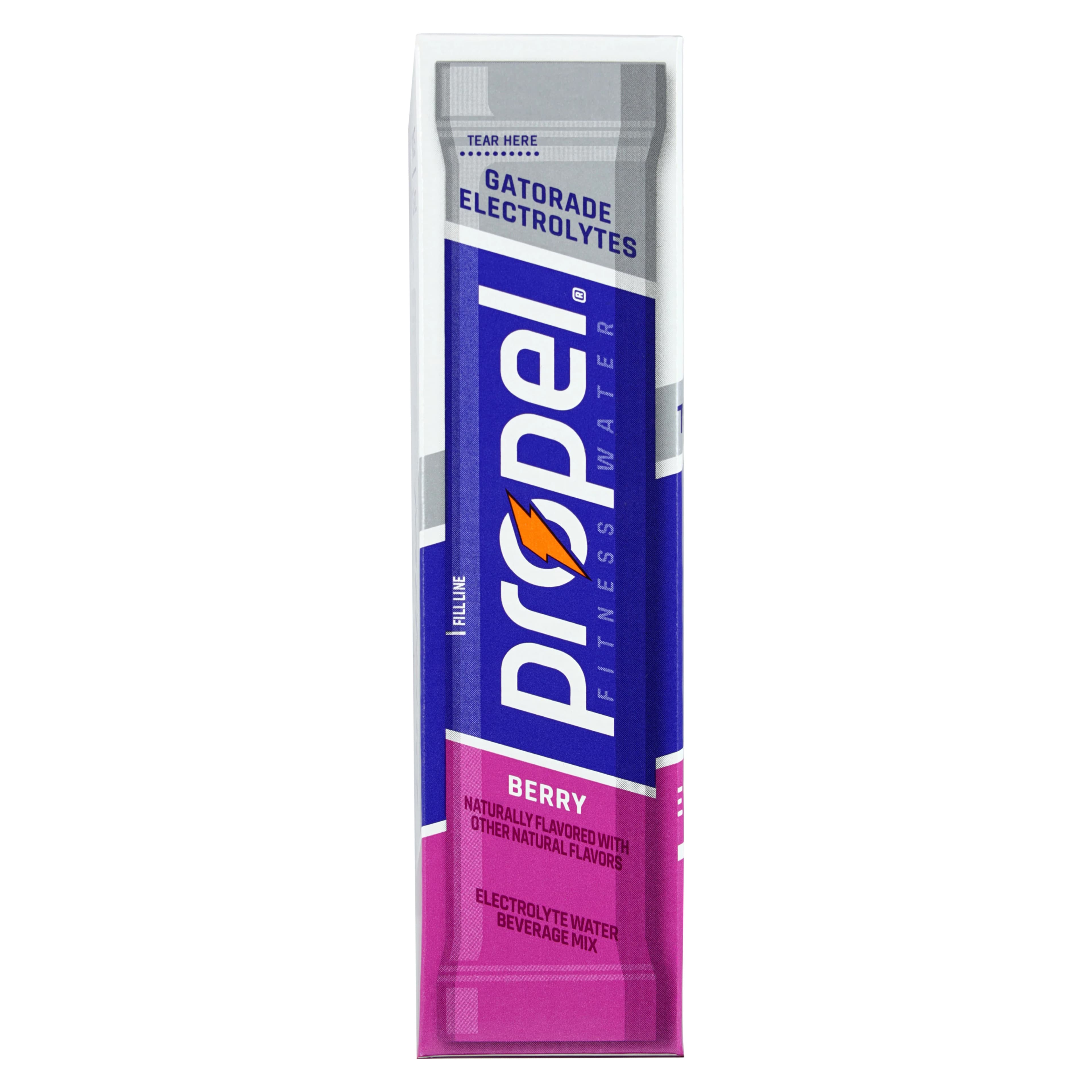 Propel Electrolyte Powder Packets, Berry, 10 Count Box, 12 Boxes/Case thumbnail 3