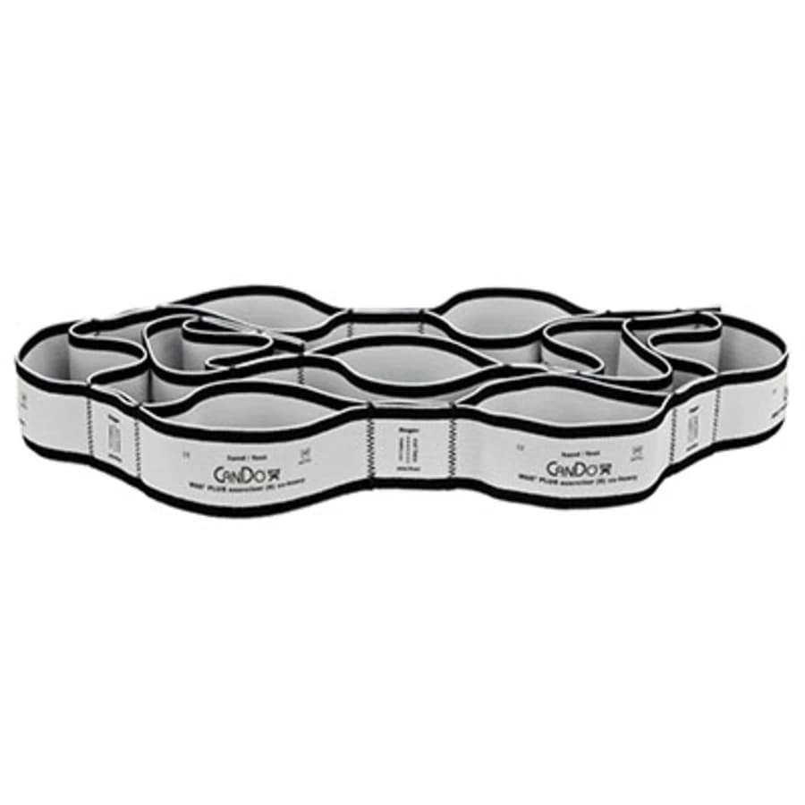 CanDo TheraBand Exerciser, 6 ft, Silver (XX-Heavy Resistance) - CanDo 6 Foot Exerc Silver - Image 1
