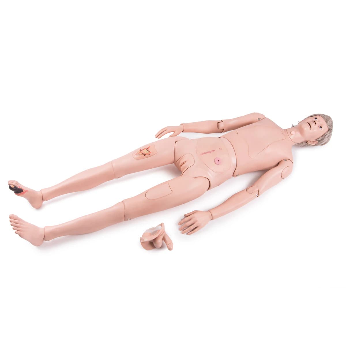 American 3B Scientific Patient Care Manikin Basic, Full Body Training Manikin, Light Skin, Adult - Patient Care Manikin Basic - Image 1