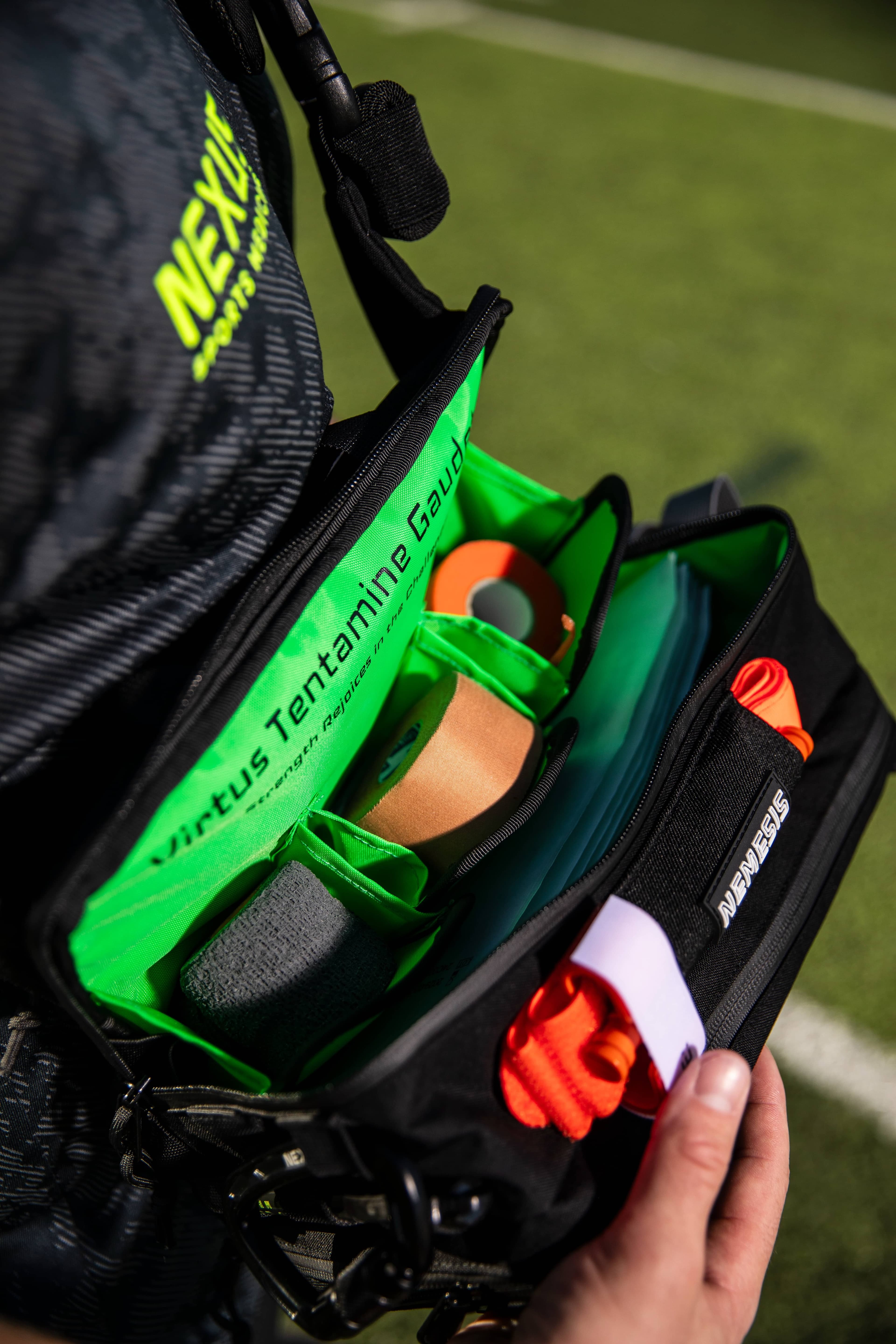 Nemesis Athletic Trainers Bag, Black thumbnail 3