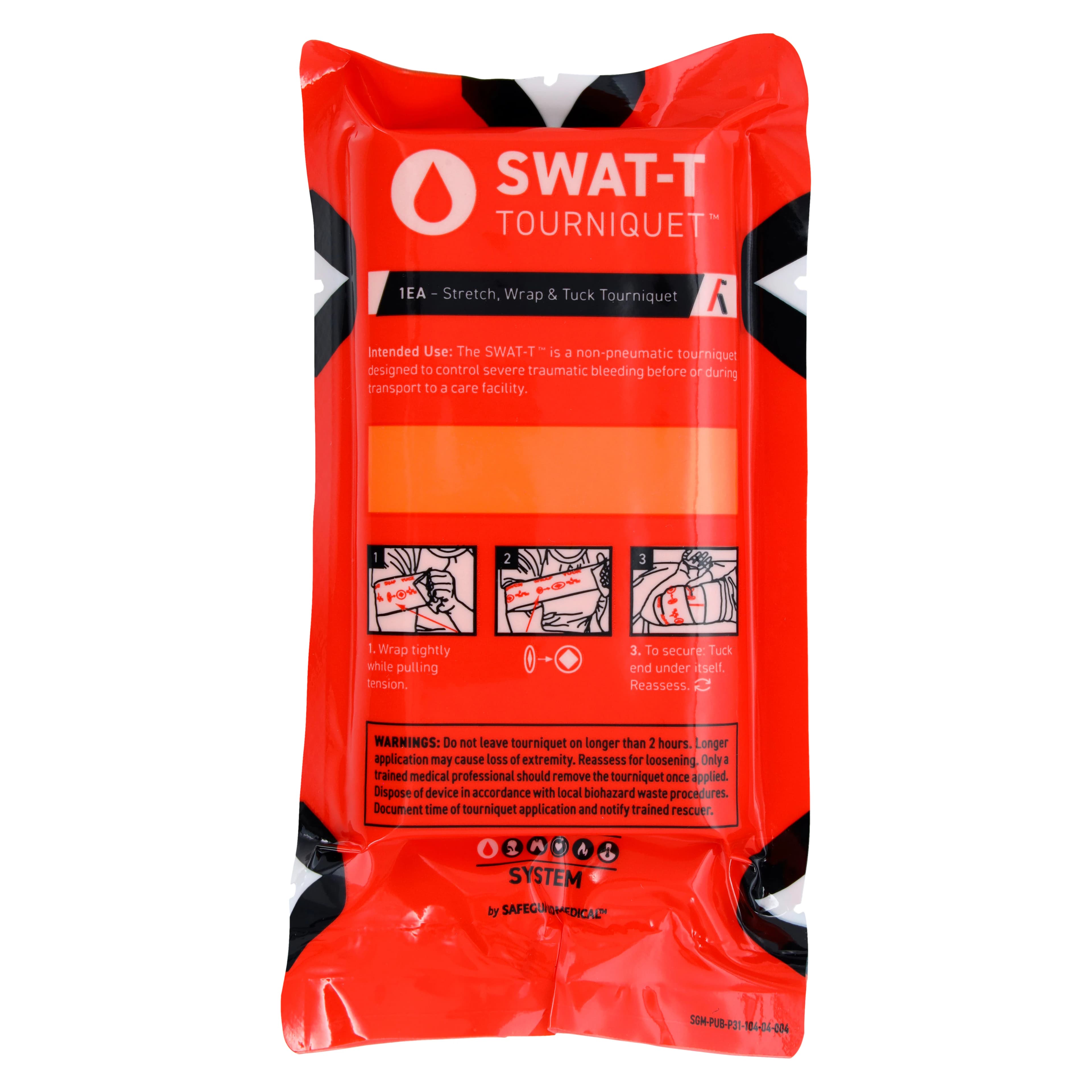 SWAT-T Tourniquet, Orange, Bleeding Control, Each - SWAT-T Tournique Orange - Image 1