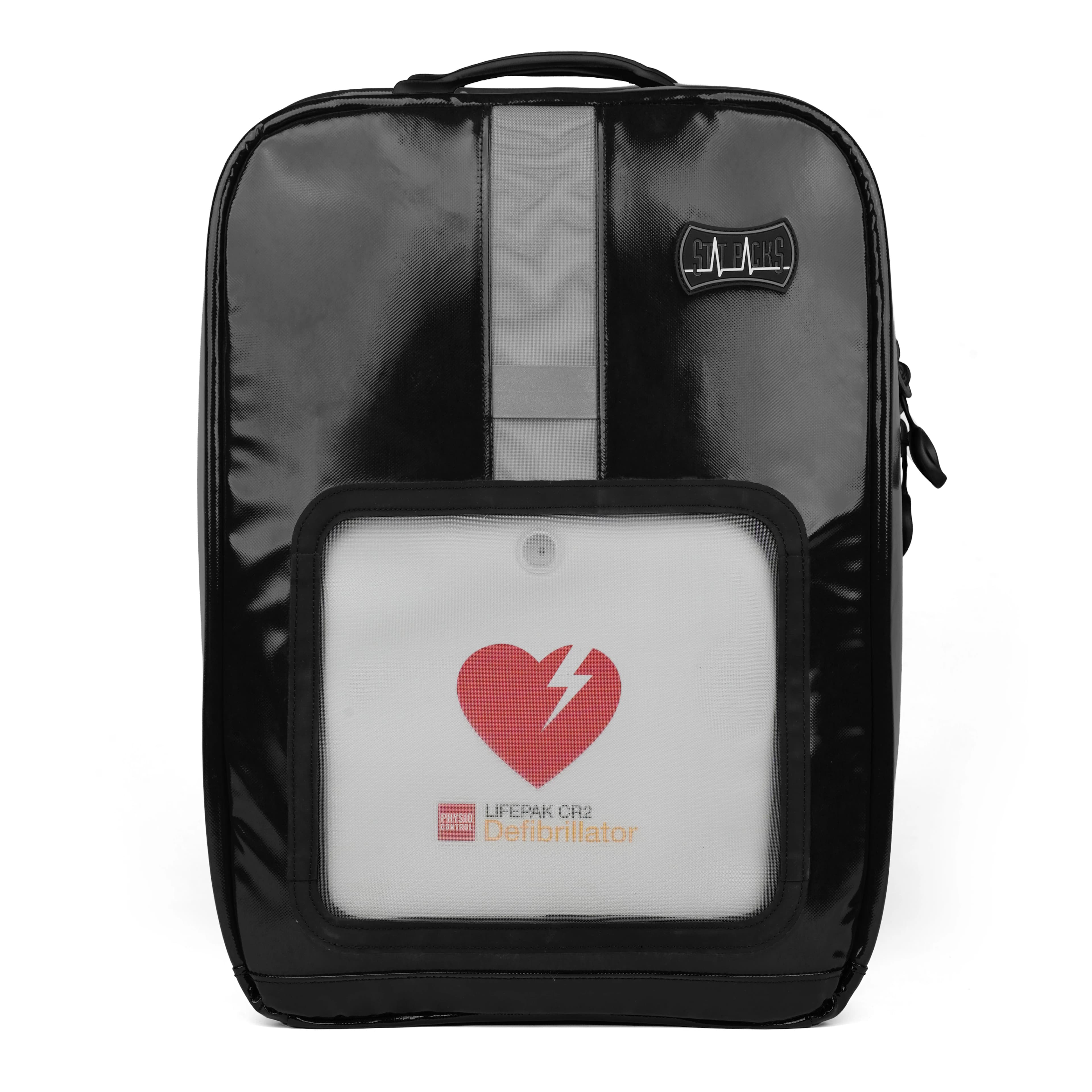 Statpacks G3+ Joule AED Backpack, 7 x 13.5 x 18 inches, Black - G3+ Joule AED Pack - Image 1