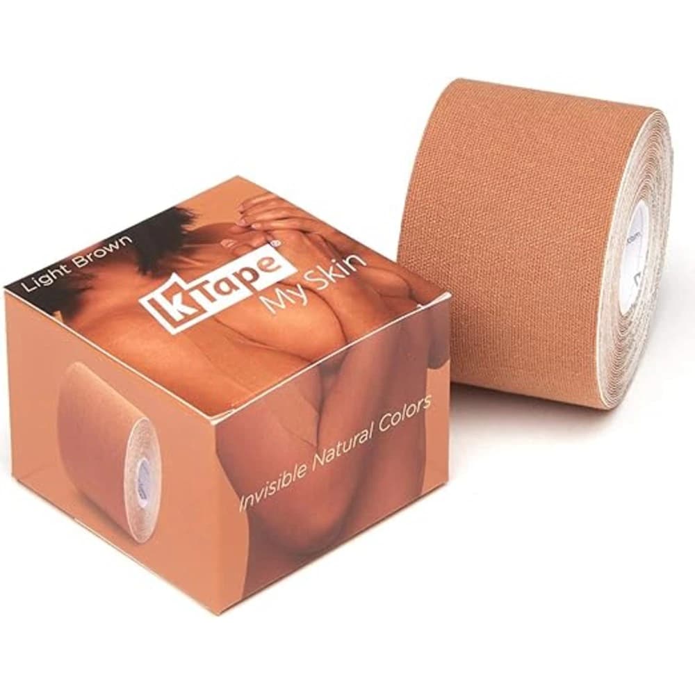 Kinesio K-Tape My Skin Athletic Tape, Light Brown, 2" x 16.4 ft, Each - K-Tape My Skin Light Brown - Image 1