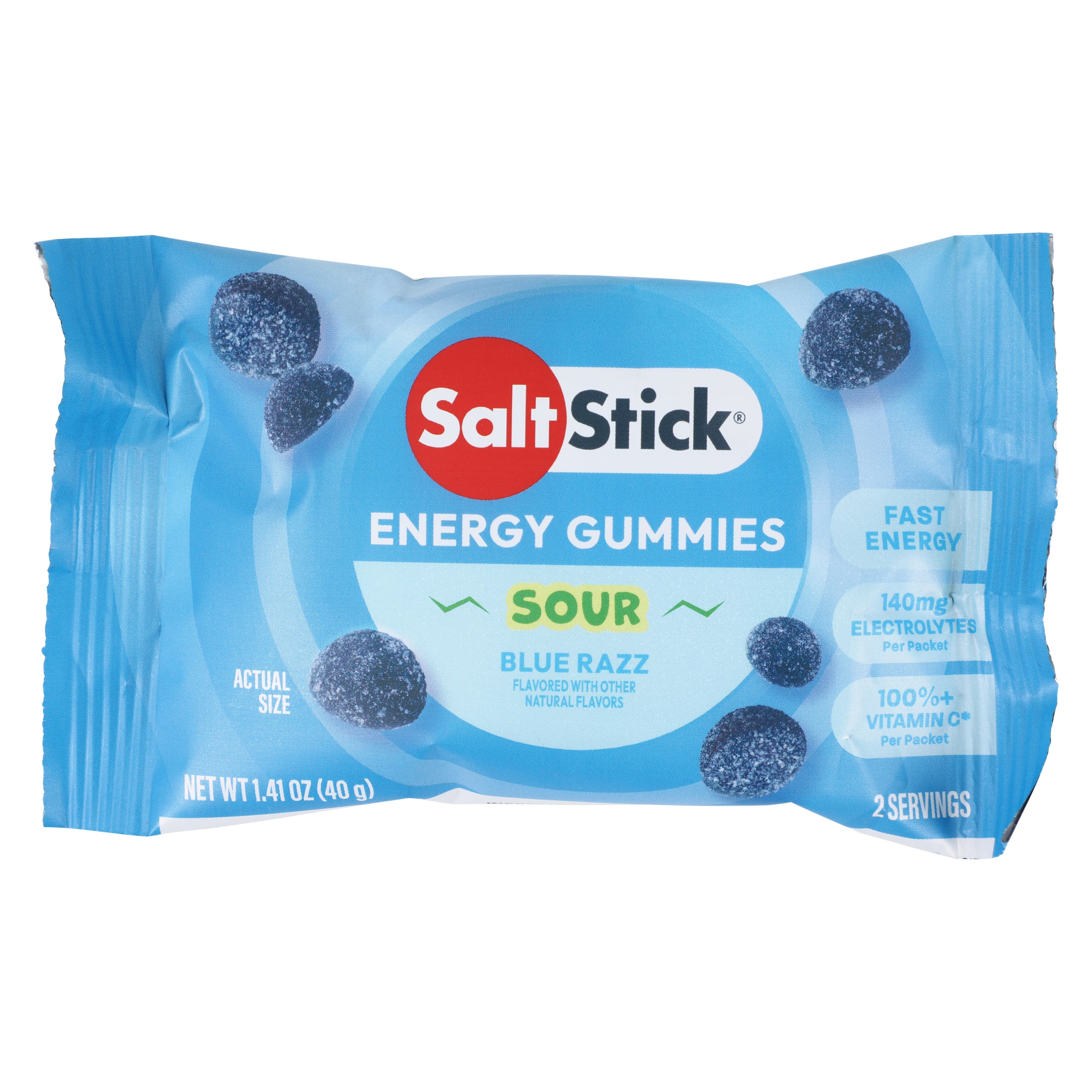 SaltStick Electrolyte Chews, Blue Raspberry, 10 Count Packets per Carton thumbnail 2