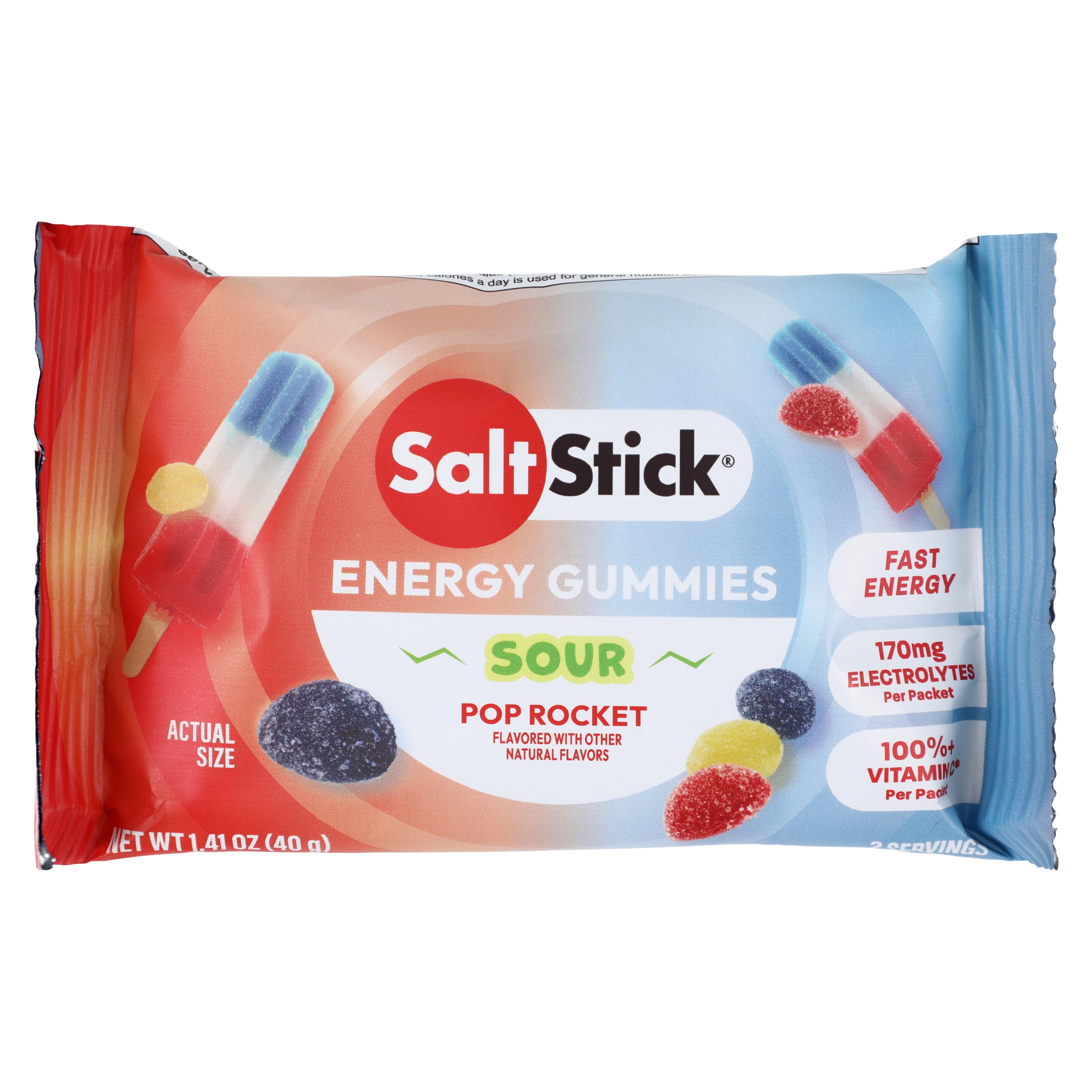 SaltStick Electrolyte Chews Pop Rocket Packet, 10 Count thumbnail 2