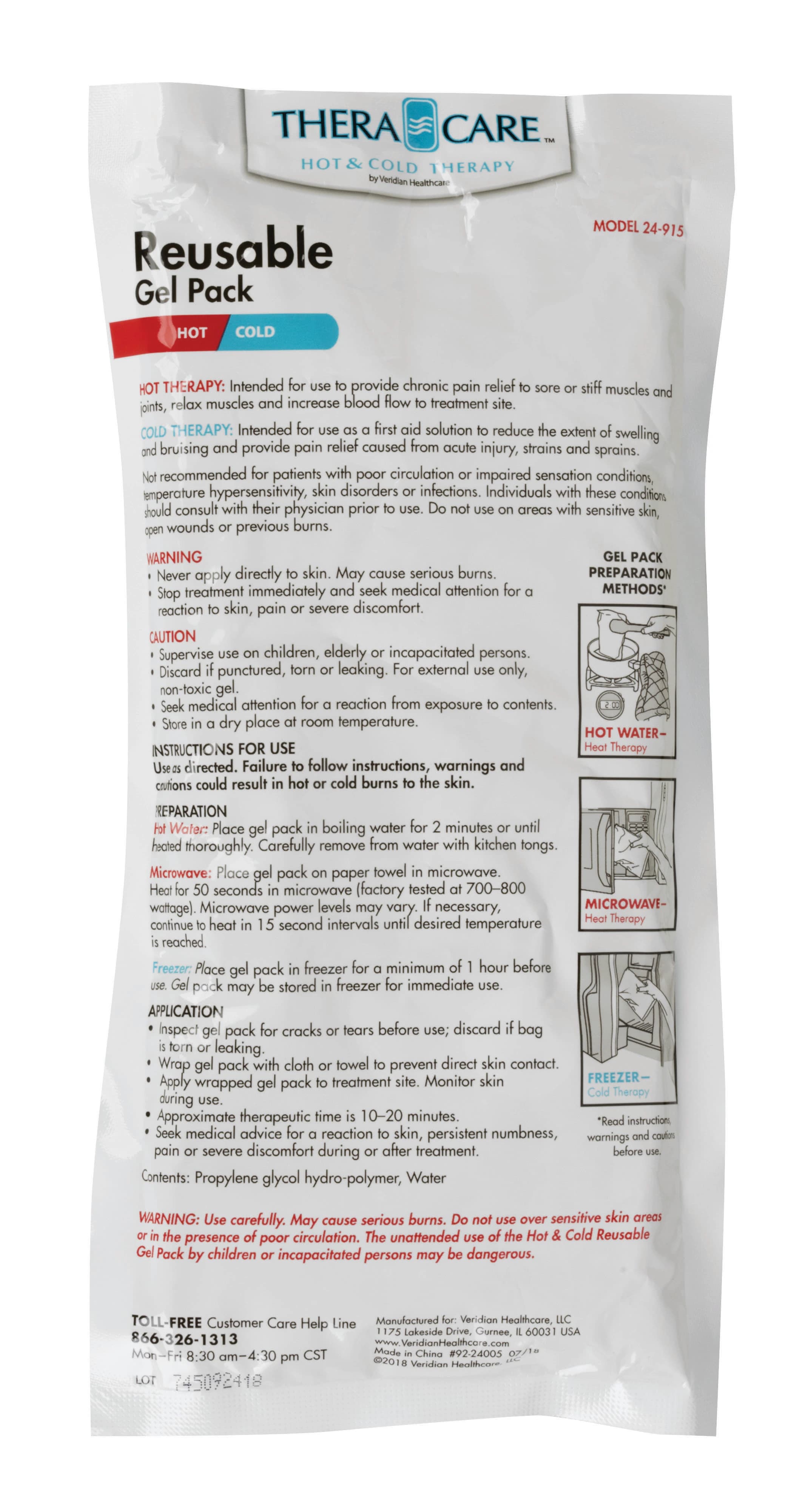 TheraCare Hot/Cold Reusable Gel Pack - Hot/Cld Reusable Gel Pack - Image 1