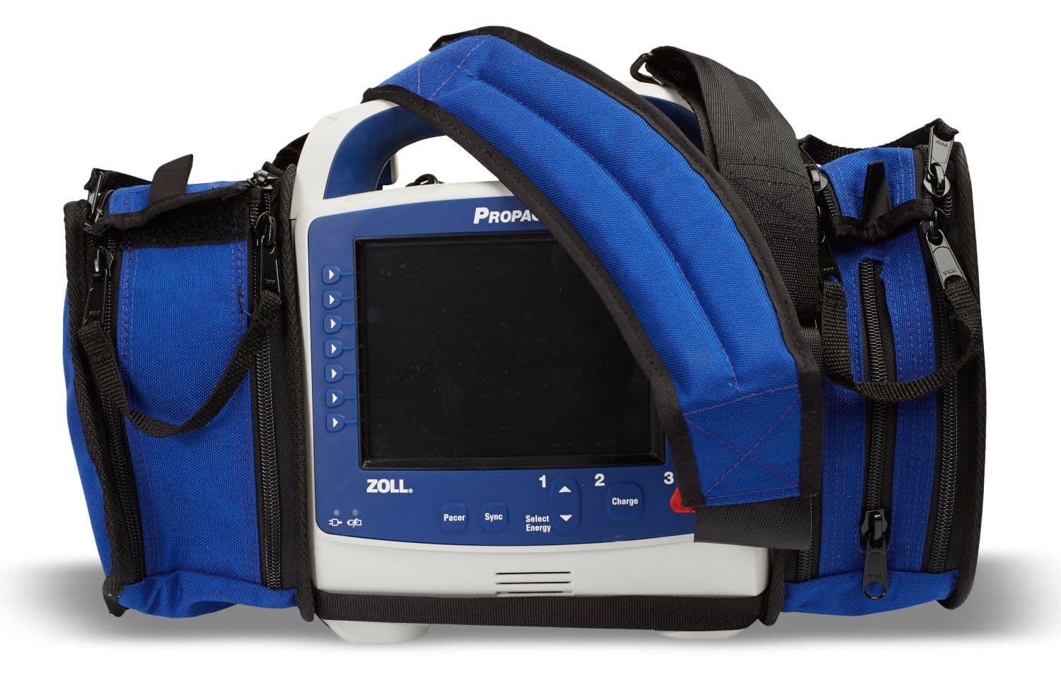Zoll Propaq X Series Carrying Case/Bag, Blue/Black, Zipper Closure, Each - ProPaq Carrying Bag - Image 1