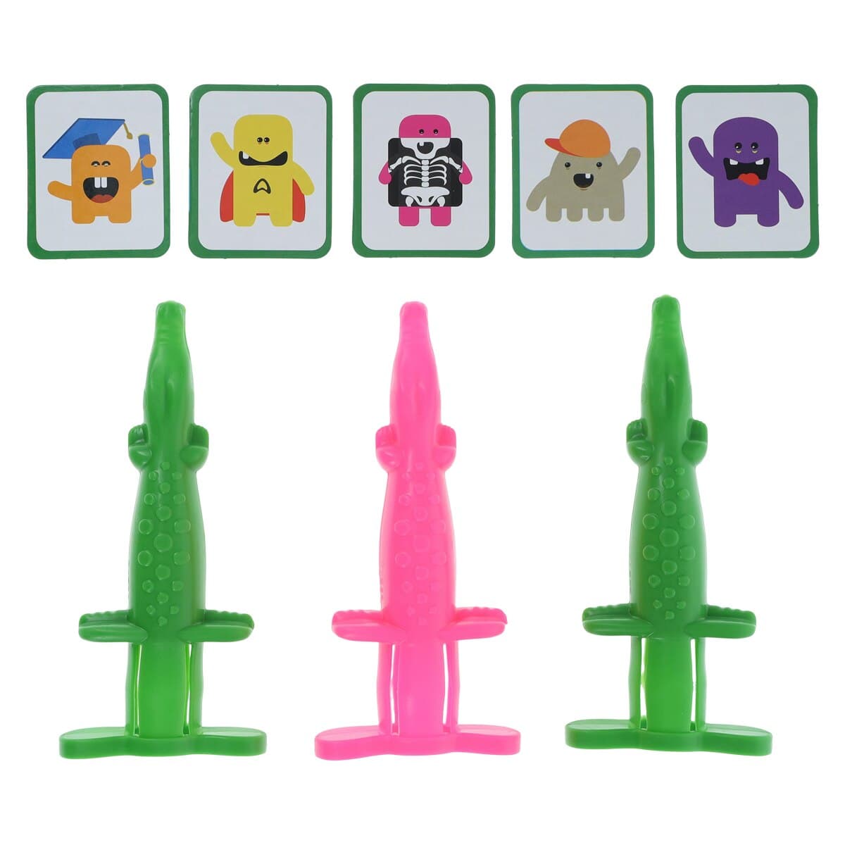 Angie Alligator Syringe Sleeve, 3/Pack, 1 Pink & 2 Green Sleeves with 3 Stickers, Ref 141 thumbnail 3