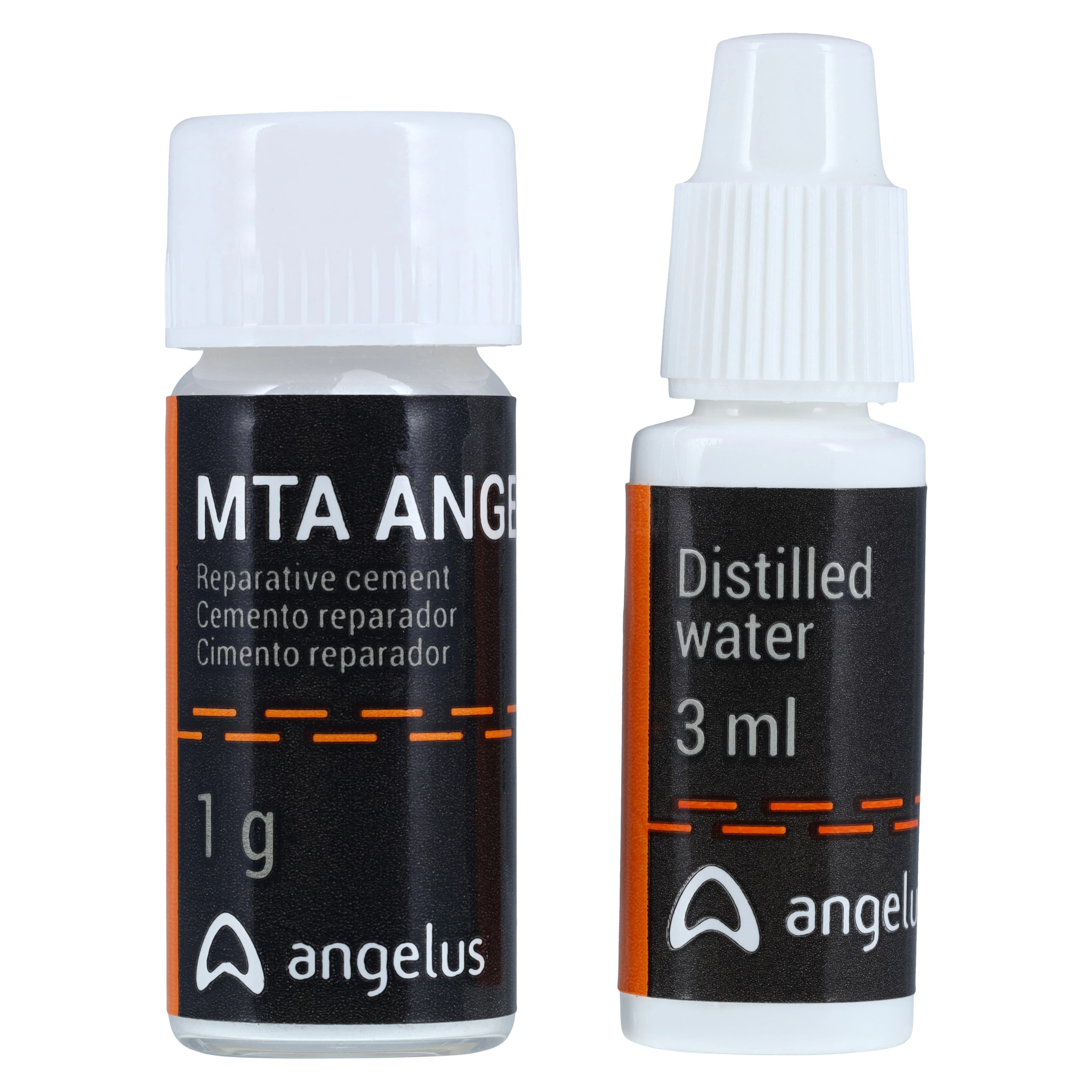MTA Angelus Grey 1g Reparative Cement, Gray, 7 Doses, with 3ml Distilled Water and Measuring Scoop, #820 thumbnail 3