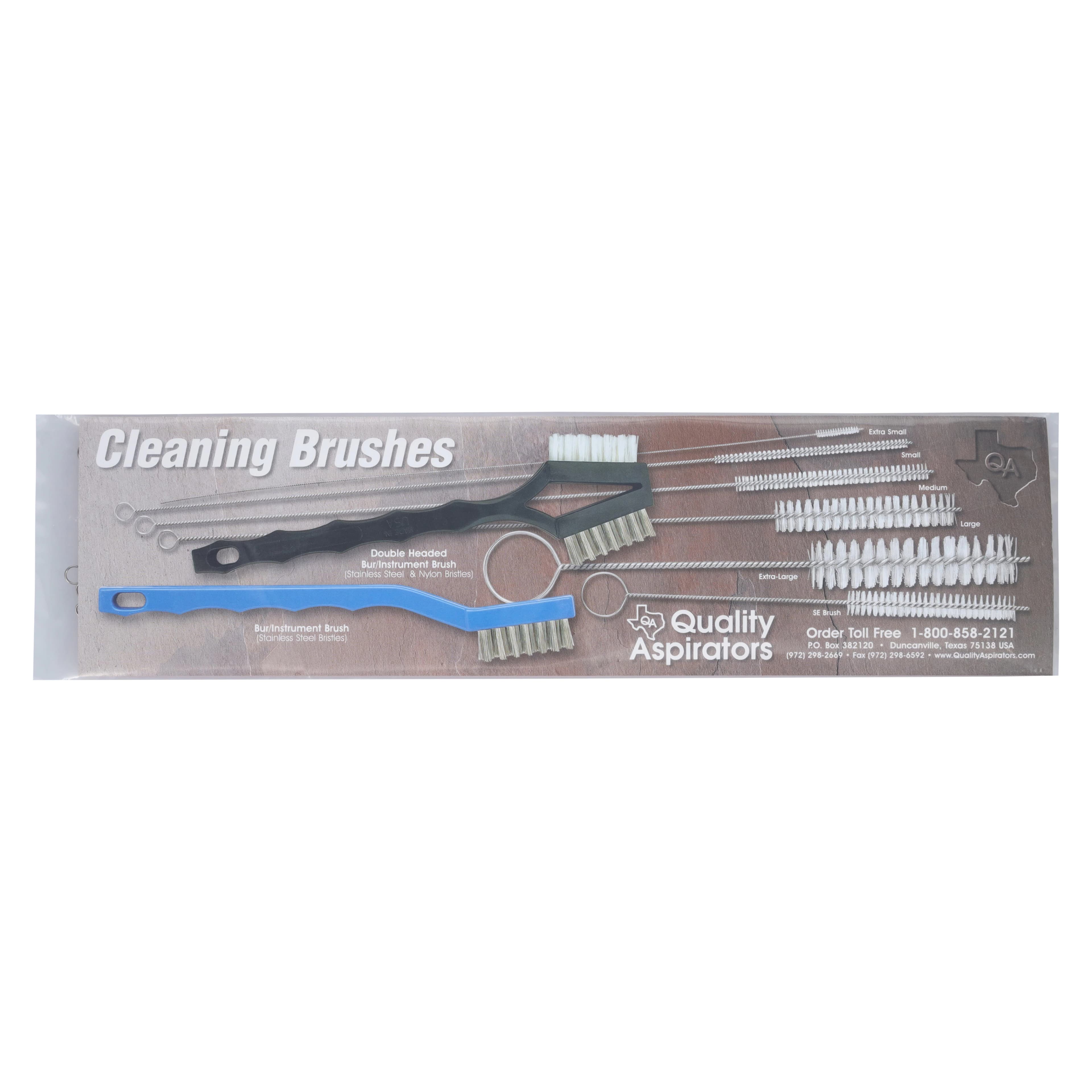 Quality Aspirators Medium Cleaning Brushes for Aspirator Tips & Saliva Ejectors, 12 in, Stainless Steel Wire, 12/Pk thumbnail 2