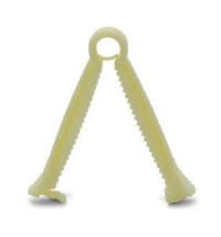 Aspen Surgical Double-Grip Umbilical Cord Clamp, Sterile, Disposable, 125/Box - Umbilical Cord Clamp - Image 1