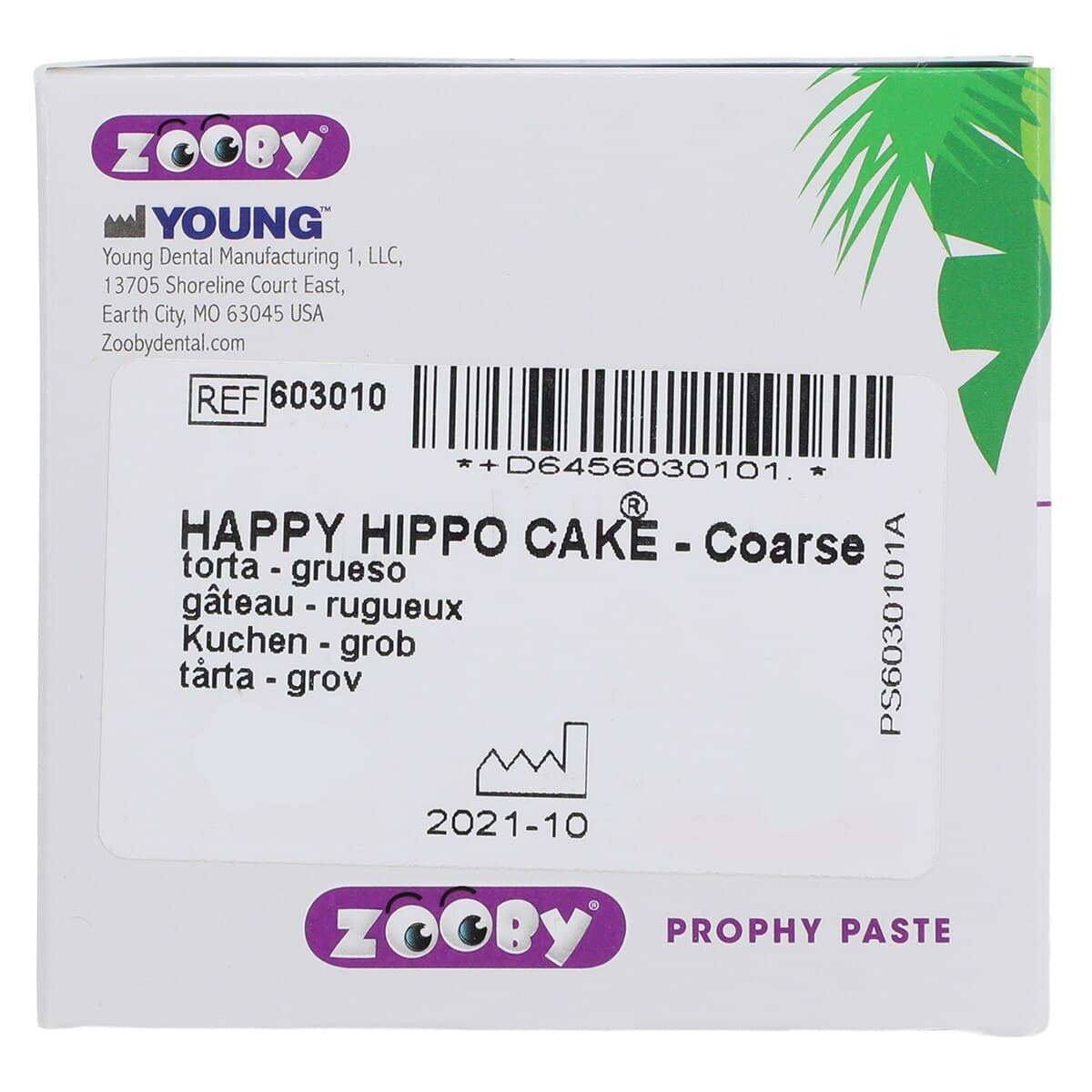 Zooby Prophy Paste, Coarse Grit, Happy Hippo Cake Flavor, 100 Unit-Dose Cups, 1.23% Fluoride, Xylitol, Gluten-Free, 603010 thumbnail 4