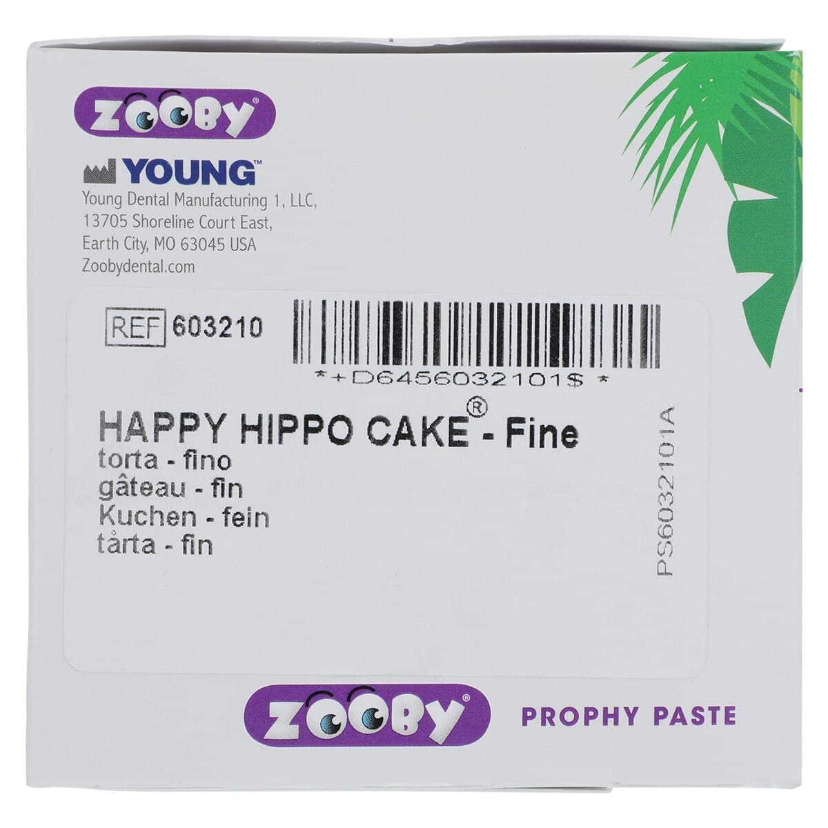 Zooby Prophy Paste, Fine, Happy Hippo Cake, 100/Pk, 603210 thumbnail 4