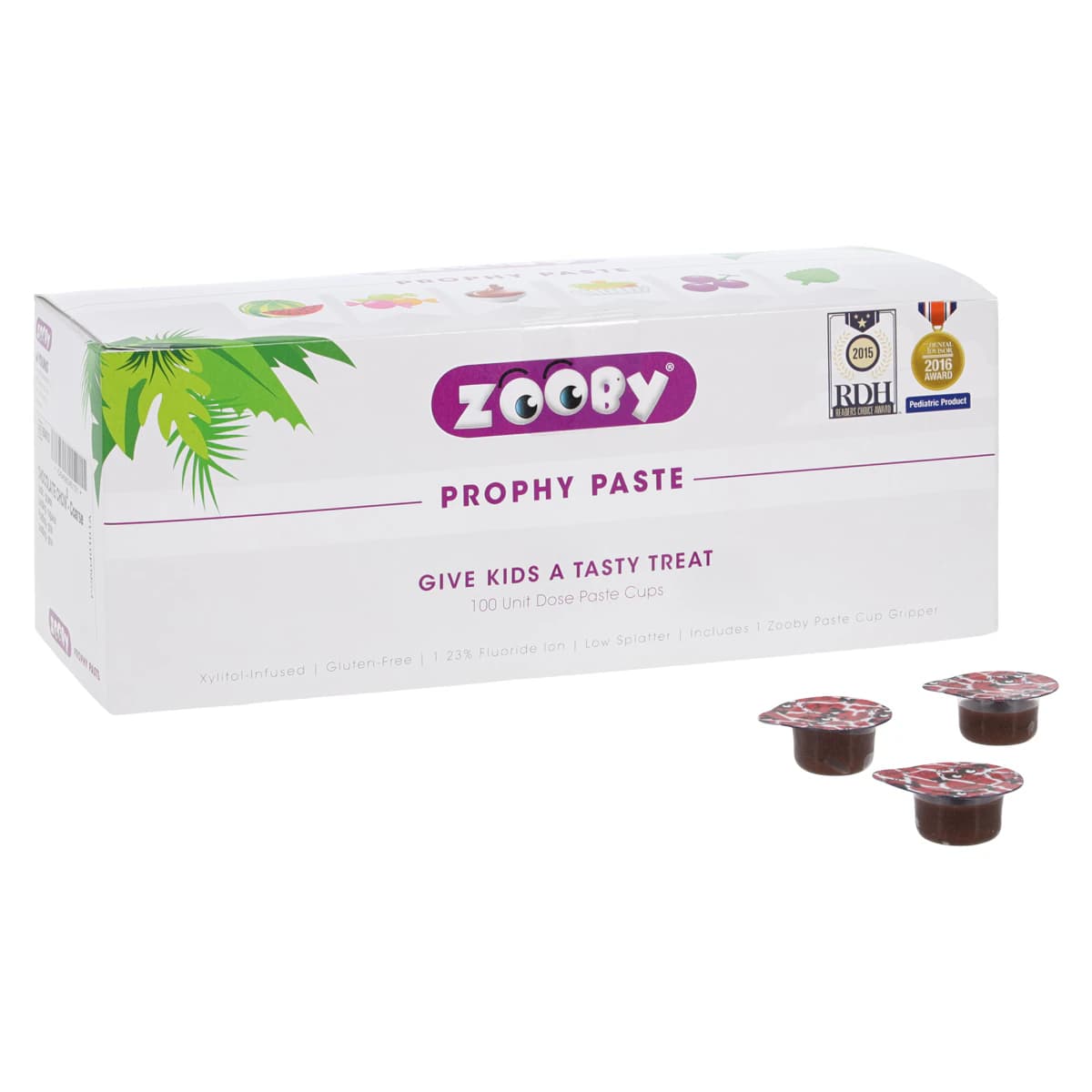 Zooby Prophy Paste, Coarse, Chocolate Chow, 100/Pk, 604010 - Zooby Prophy Paste, Coarse, Chocolate, 100/Pk - Image 1