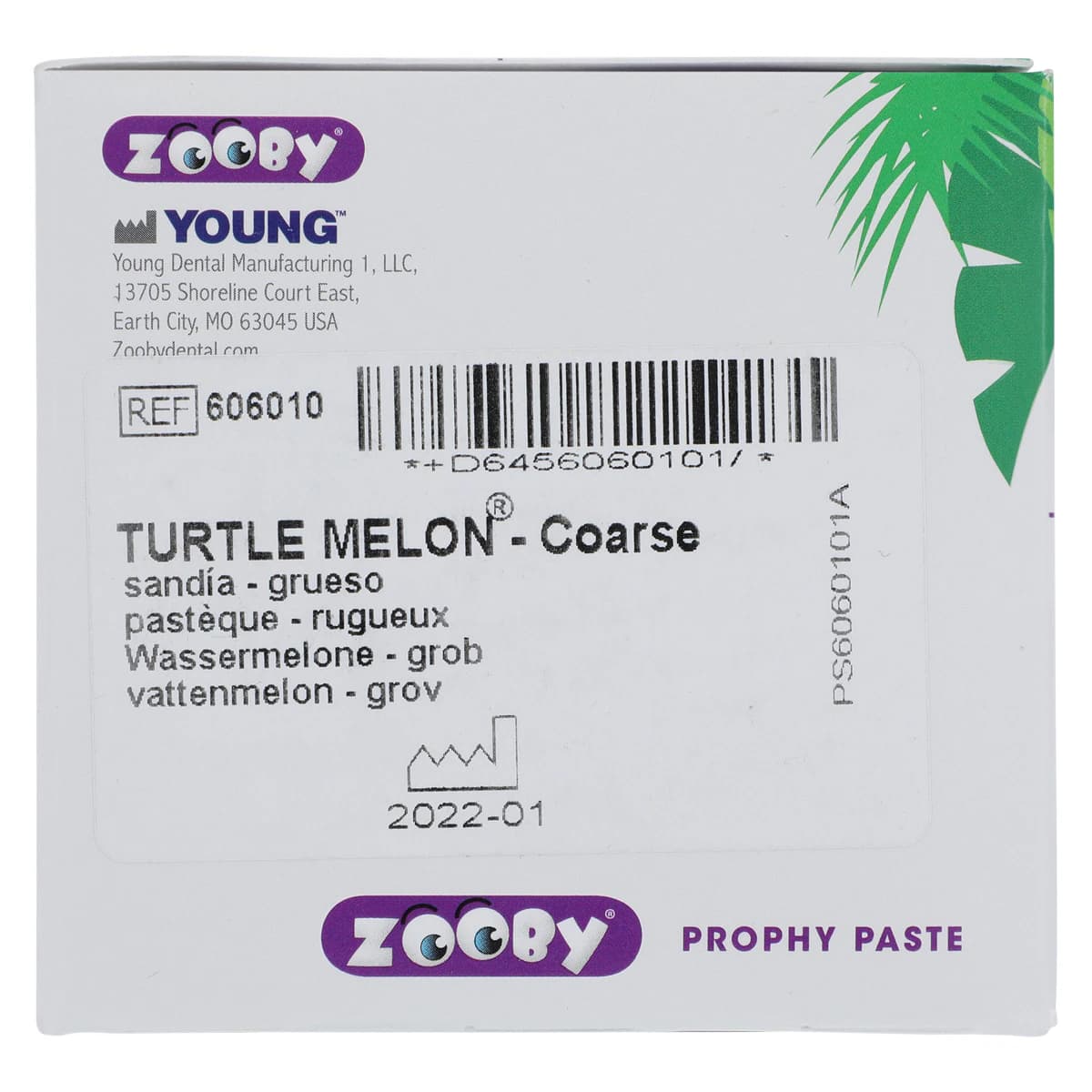 Zooby Prophy Paste, Coarse, Turtle Melon Flavor, 100 Unit-Dose Cups, 606010 thumbnail 4
