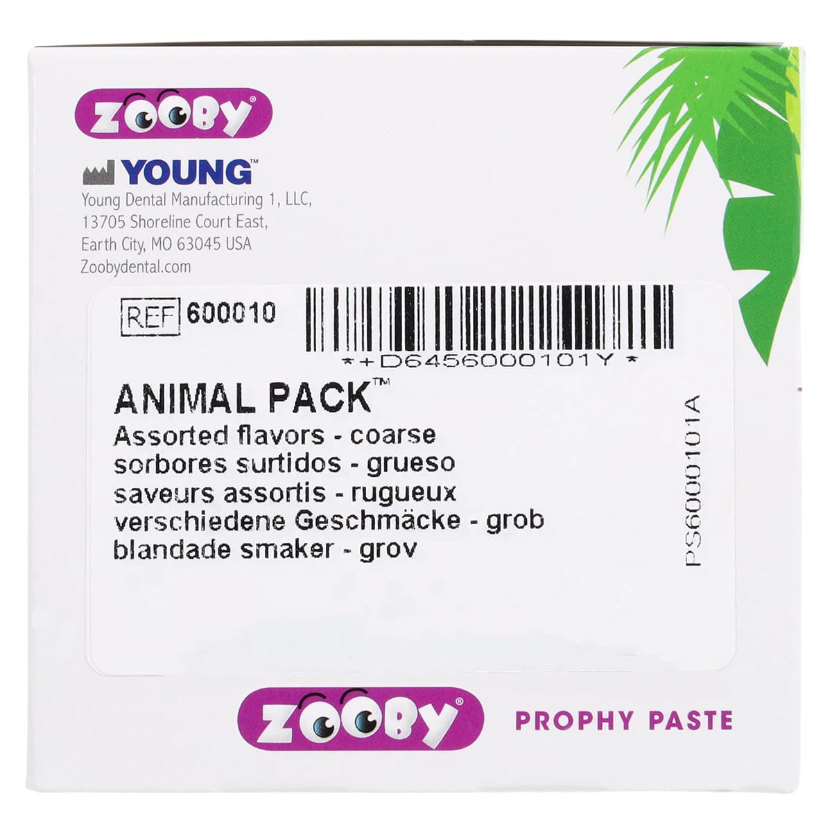 Zooby Prophy Paste, Coarse Grit, Animal Pack Assorted Flavors, 100 Unit-Dose Cups, 600010 thumbnail 7