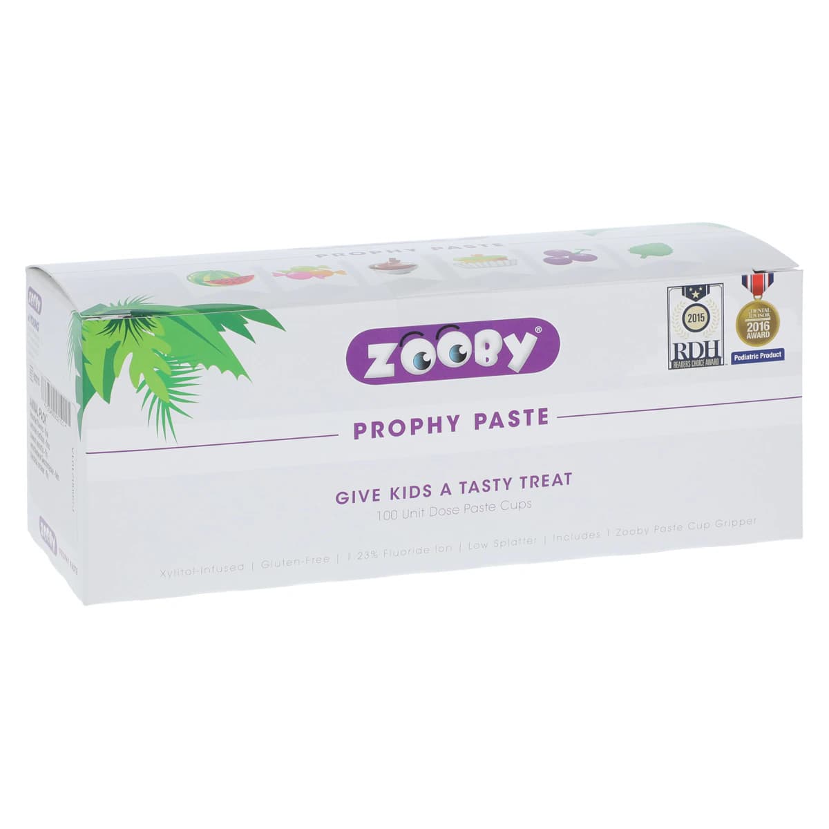 Zooby Prophy Paste Animal Pack, Fine Grit, Assorted Flavors, 100 Unit-Dose Cups, 600210 - Zooby Animal Pack Assort Fine Prophy Paste (100) - Image 1