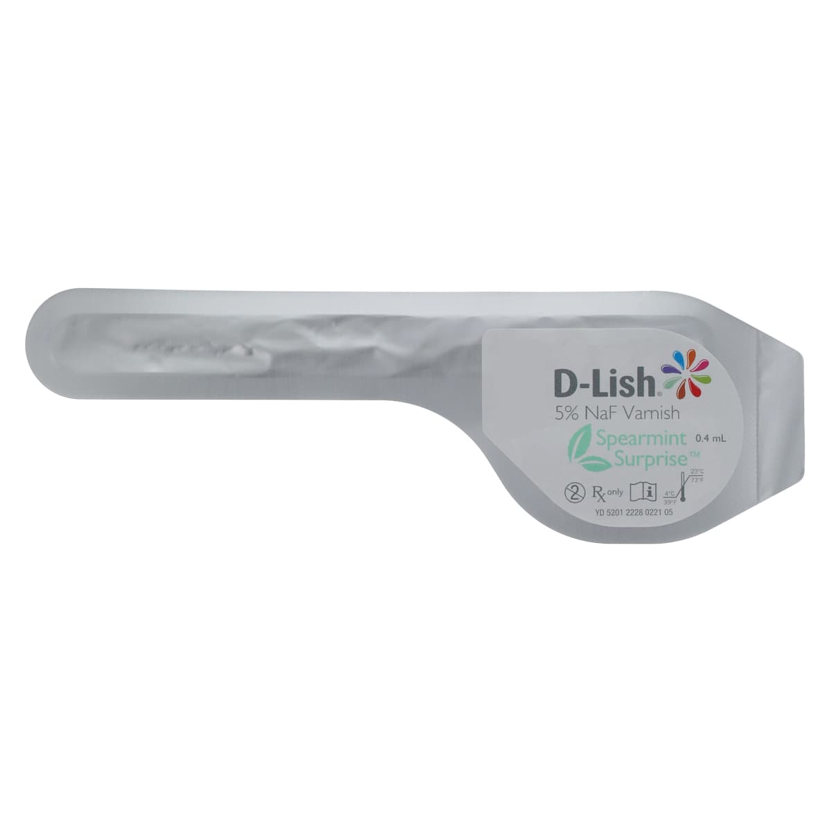 D-Lish 5% Sodium Fluoride Varnish, Spearmint Surprise, 0.4 mL Unit Doses, 50/Box, 213450 thumbnail 2