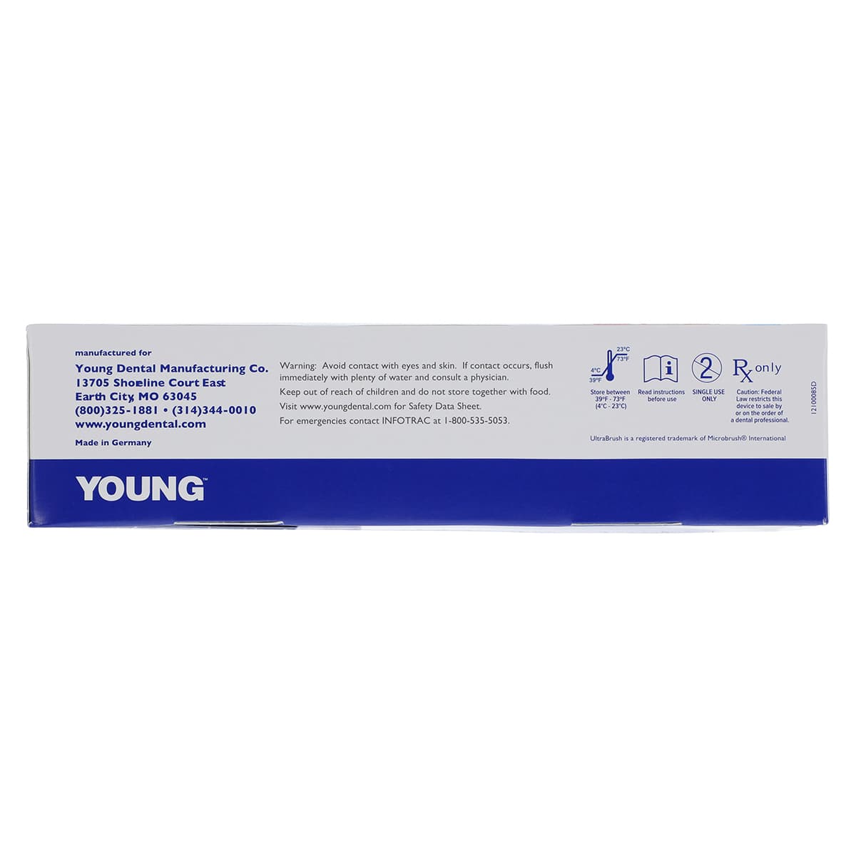 D-Lish 5% Sodium Fluoride Varnish, Spearmint Surprise, 0.4 mL Unit Doses, 50/Box, 213450 thumbnail 3