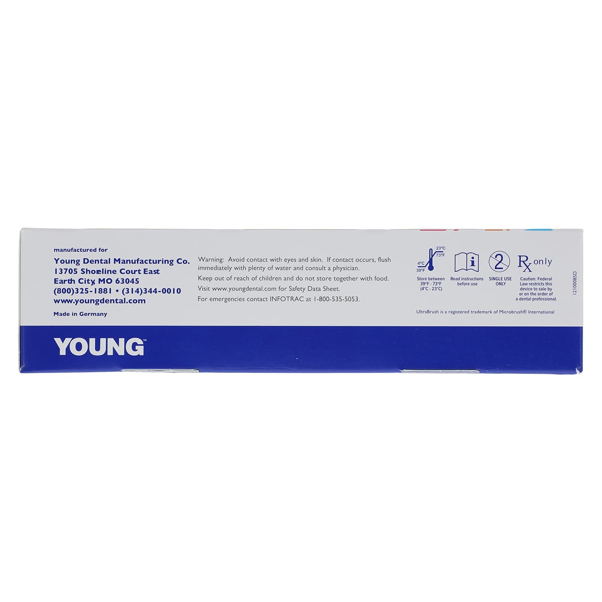D-Lish 5% Sodium Fluoride Varnish, Assorted Flavors, 50 Unit Doses with UltraBrush 2.0 Applicators, 218450 thumbnail 3