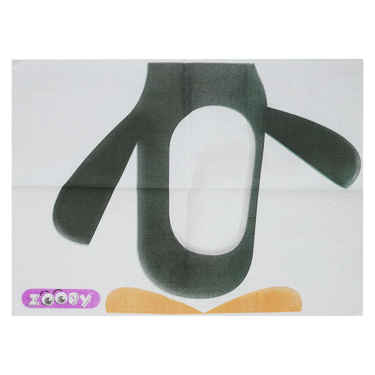 Zooby Pediatric Bibs, 2-Ply Poly, Non-Permeable, Assorted Animal Designs, 13.5" x 9", 100/Box, 295200 thumbnail 6