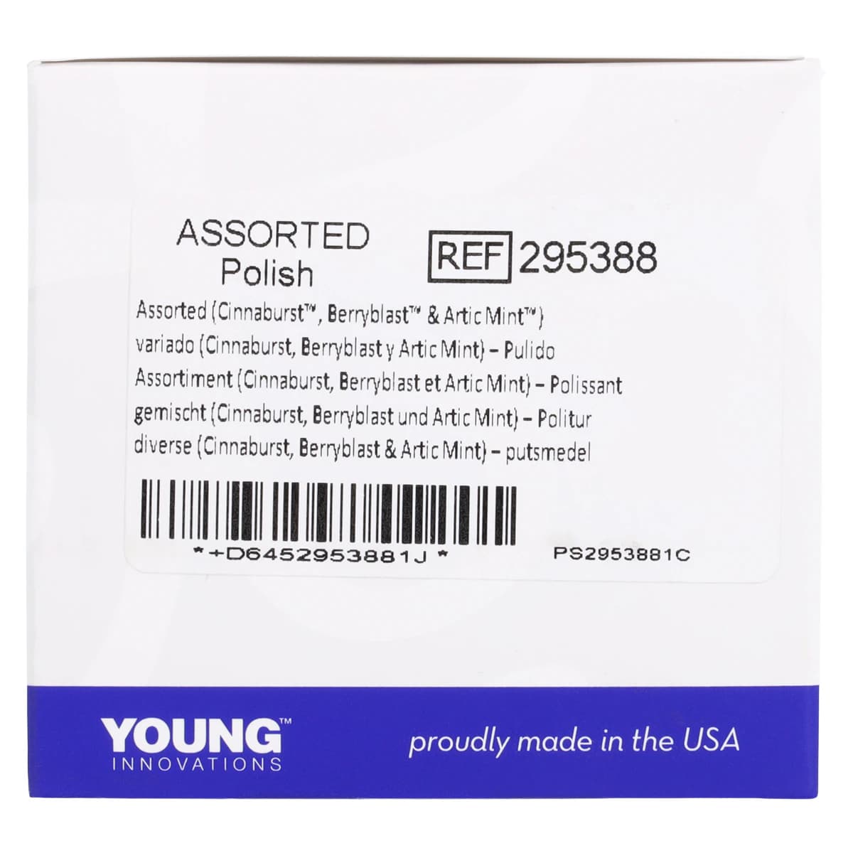 Vera Advanced Bright Prophy Paste, Fine Grit, Assorted Flavors (Arctic Mint, Cinnaburst, Berryblast), 125 Unit-Dose Cups, 295388 thumbnail 6