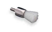 Young Dental Nylon Prophy Brush, Soft, White, Flat Screw Type, 144/Pk, 090701 - Nylon Prophy Brush, Soft, White, 144/Pk, 090701 - Image 1