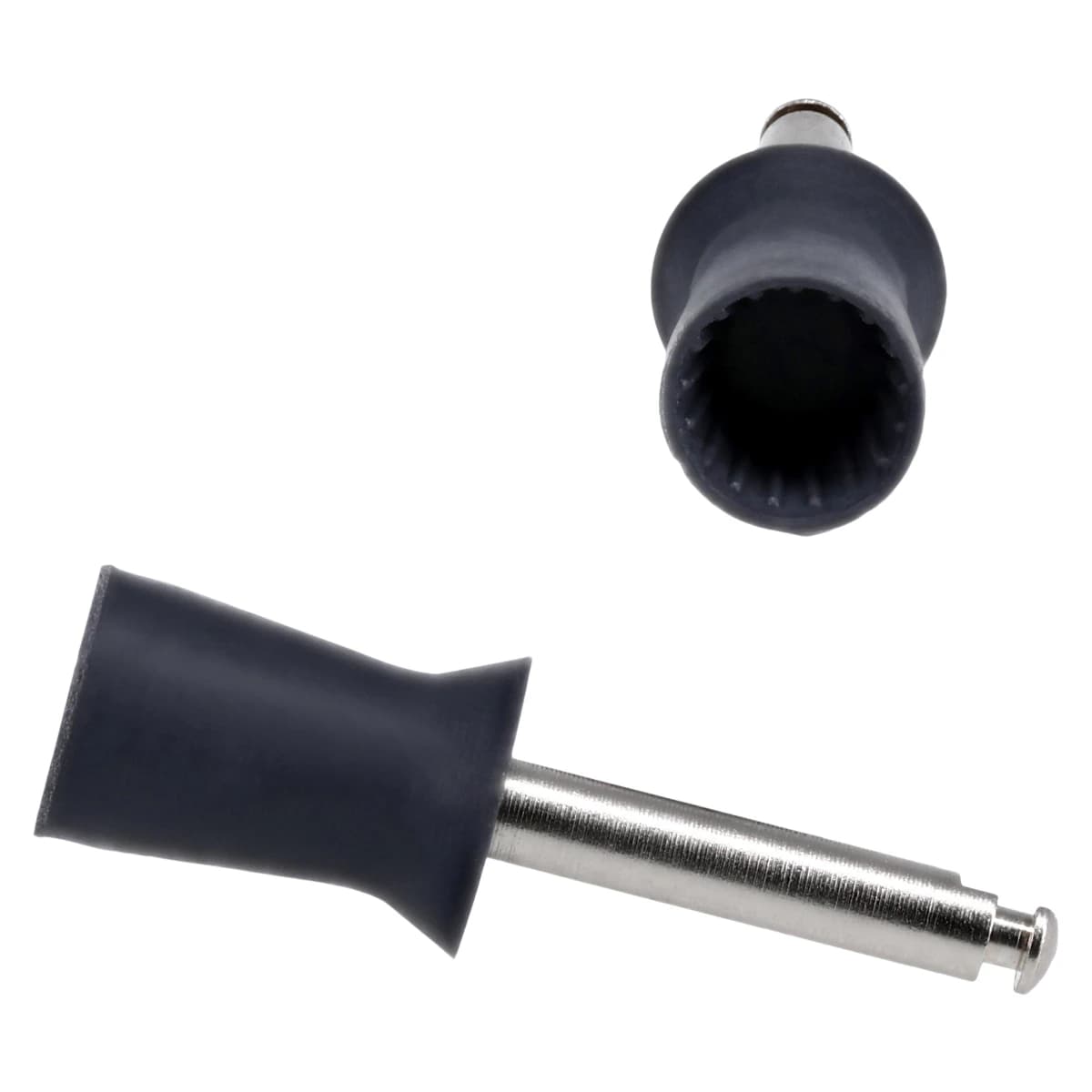 Young Dental Turbo Ribbed Prophy Cup, Metal Latch, Soft Gray, 144/Pk, 056401 - Prophy Cups Turbo Ribbed Metal Latch Soft Gray 144/Pk, 056401 - Image 1