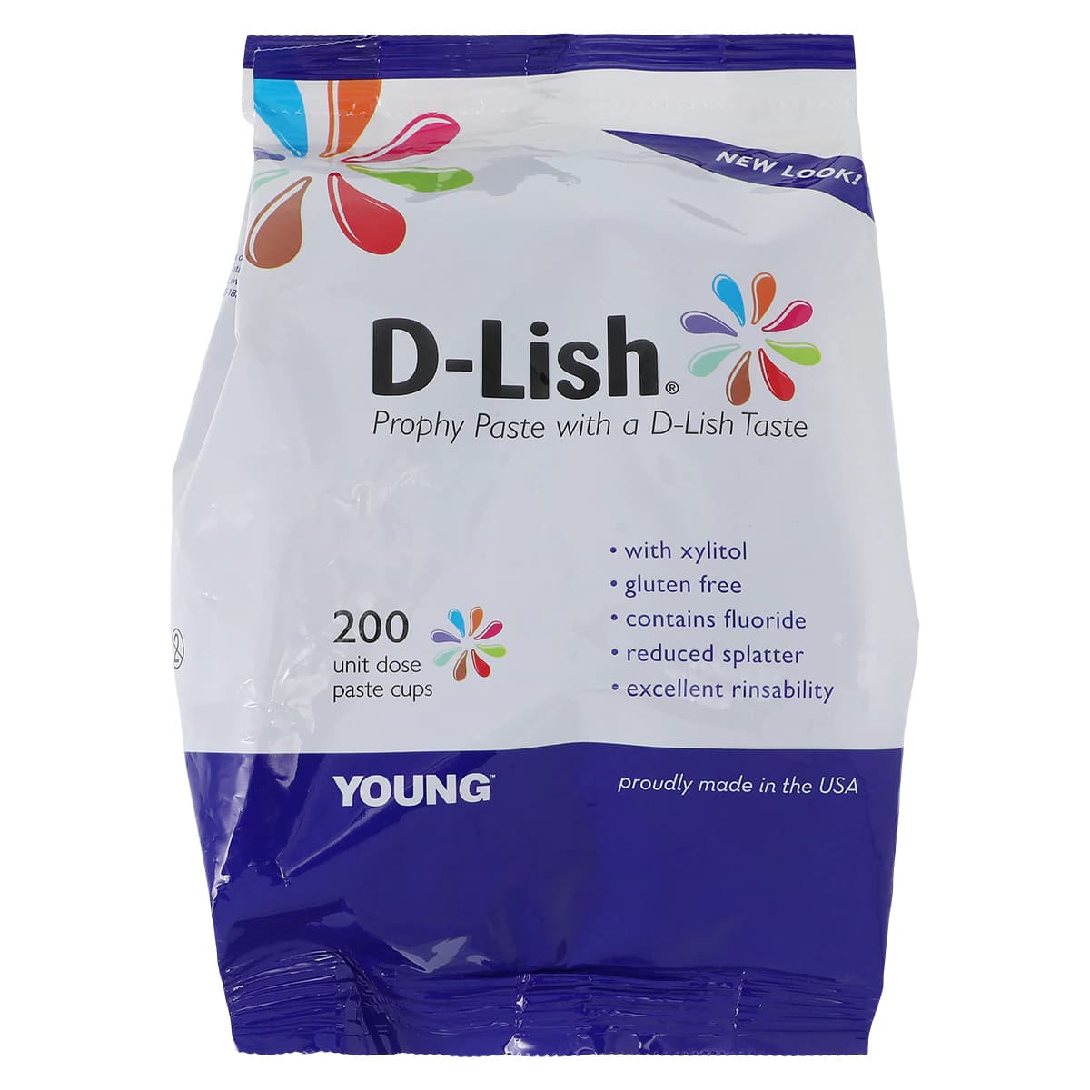D-Lish Prophy Paste, Medium Grit, Cinnamon, Unit Dose Cups, 200/Box, 301120 - D-Lish Prophy Paste Medium Cinnamon 200/Bx - Image 1