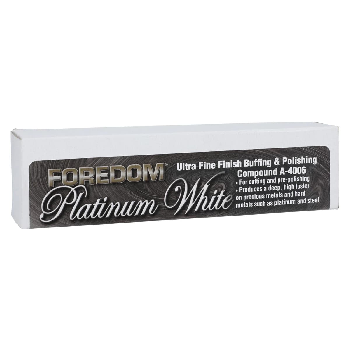 Foredom Platinum White Polishing Compound, 5.75 oz Bar, 8000 Grit - Platinum White - Image 1