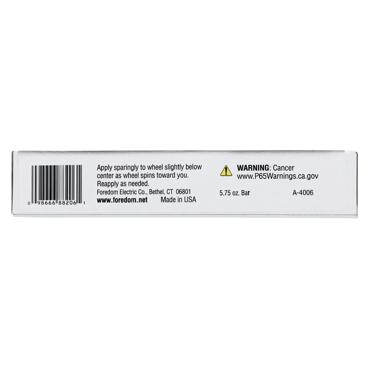 Foredom Platinum White Polishing Compound, 5.75 oz Bar, 8000 Grit thumbnail 3