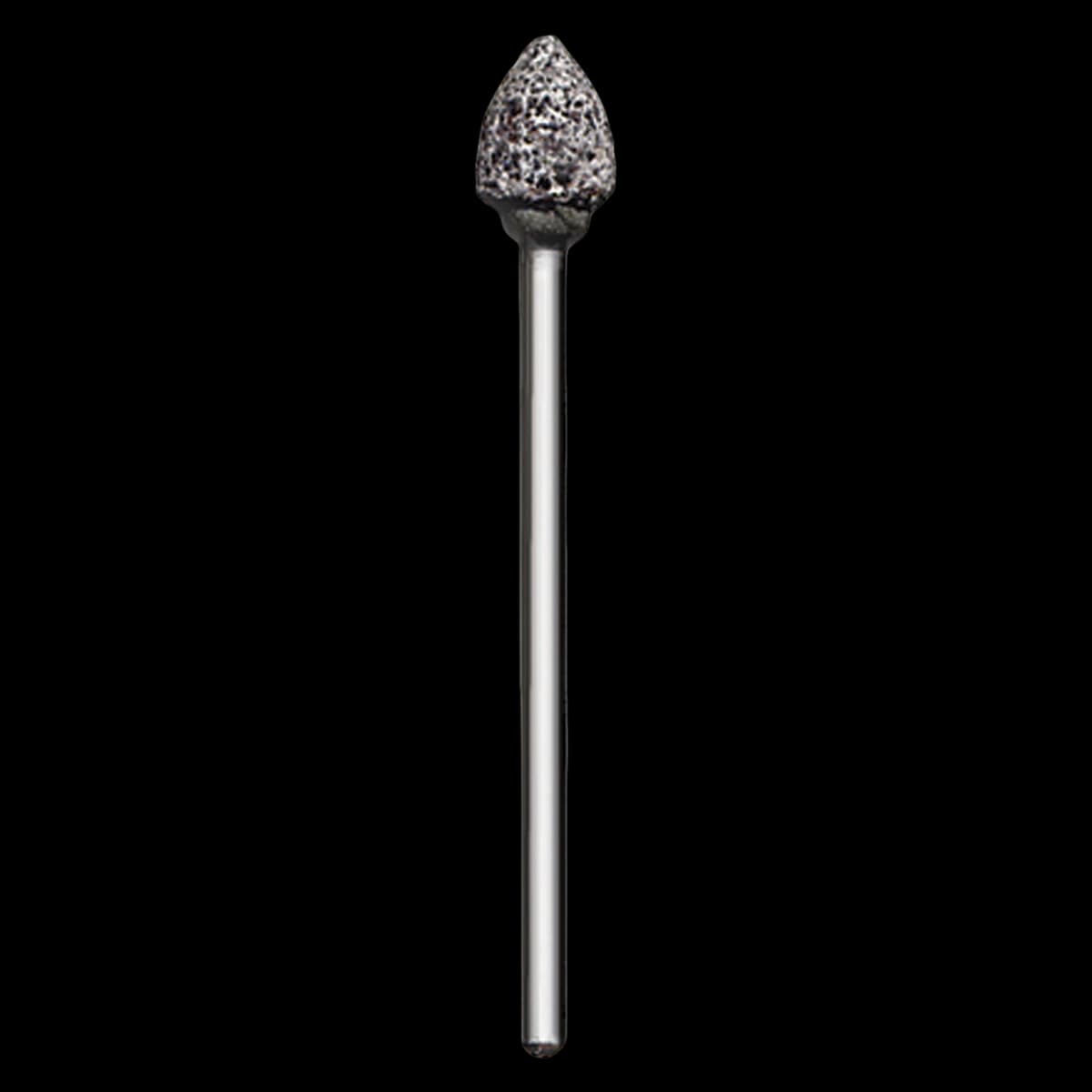 Foredom V-Stone Bud Aluminum Oxide Mounted Point, 80 Grit, Pack of 80 - V-Stone Bud - Image 1