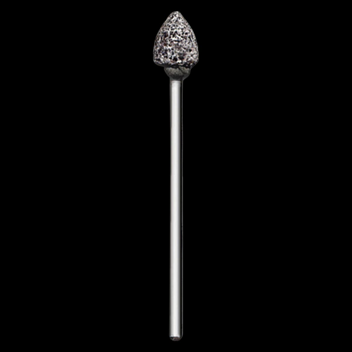 Foredom V-Stone Bud Aluminum Oxide Mounted Point, 46/60 Grit, Each - V-Stone Bud - Image 1