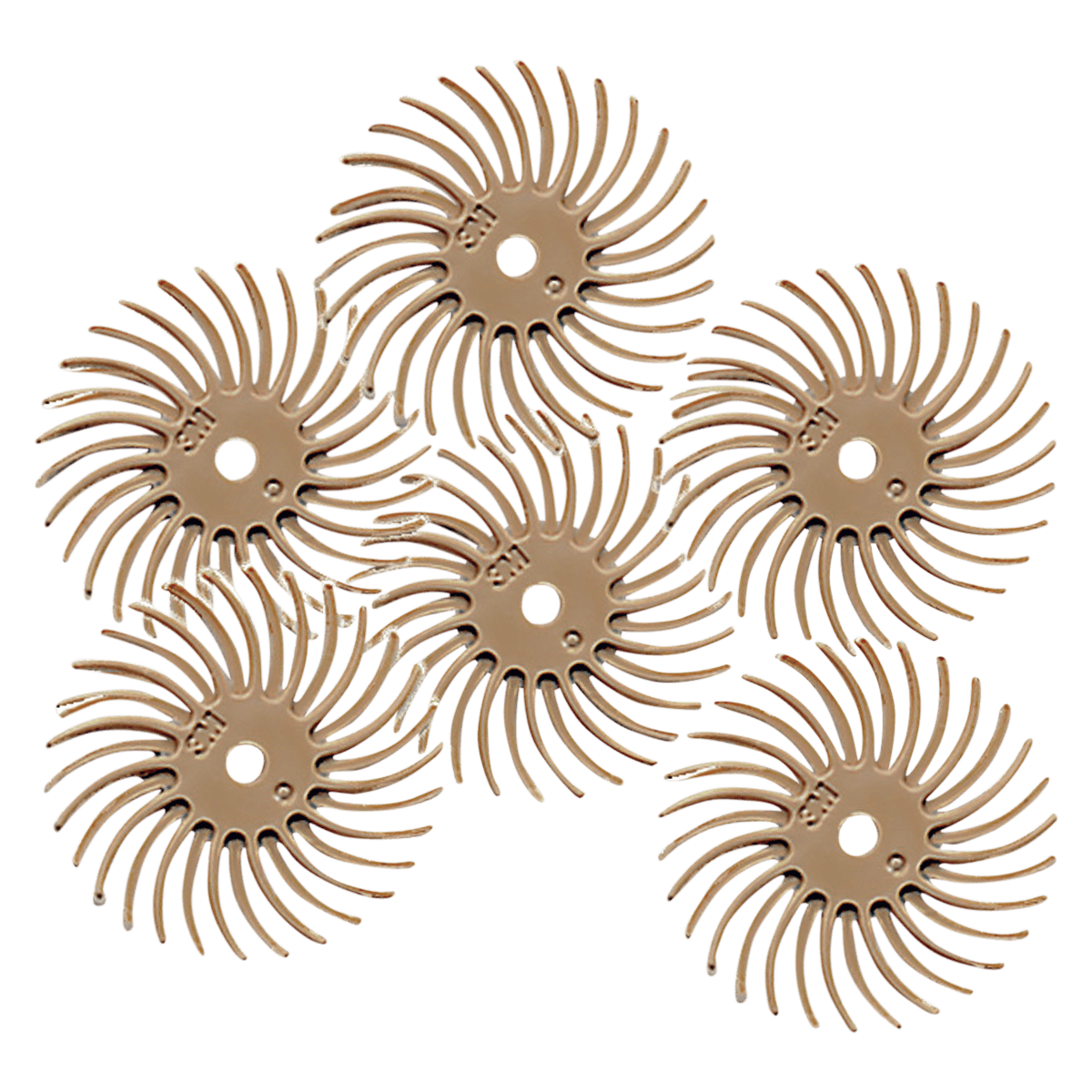Scotch-Brite Radial Bristle Disc, 3,000 Grit, 6/Package - ScotchBrite Radial Bristl Disc - Image 1