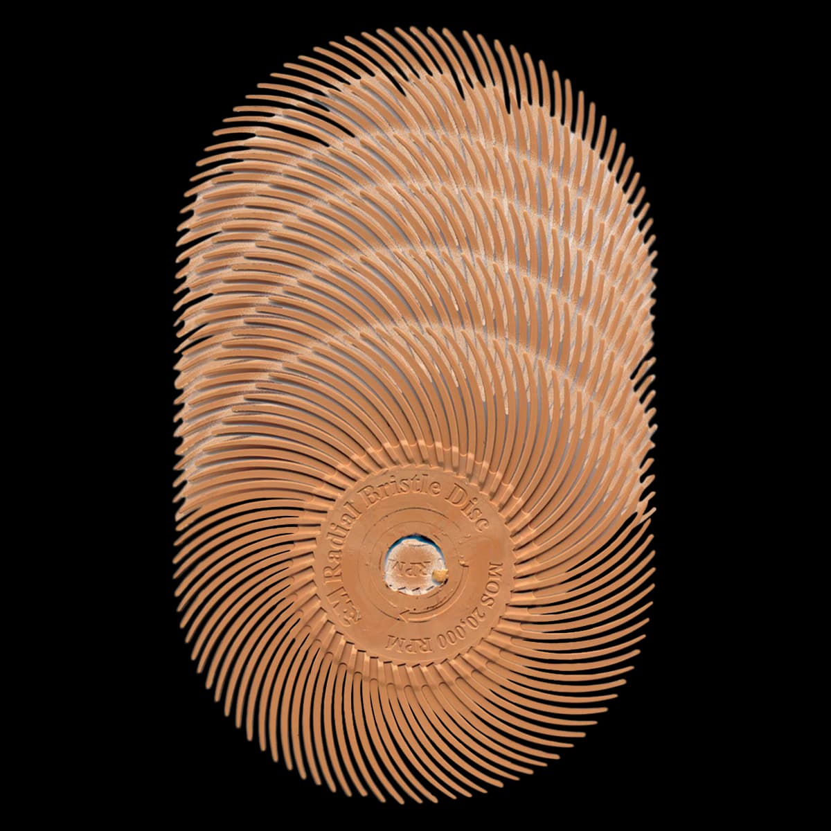 Scotch-Brite Radial Bristle Disc, 3,000 Grit, 6/Package - ScotchBrite Radial Bristl Disc - Image 1