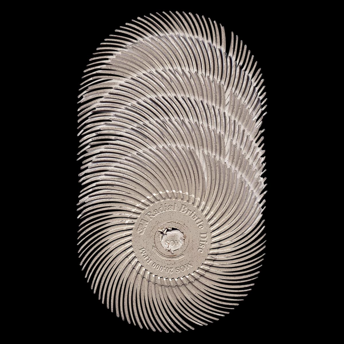 Scotch-Brite Radial Bristle Disc, 120 Grit, 6/Package - ScotchBrite Radial Bristl Disc - Image 1