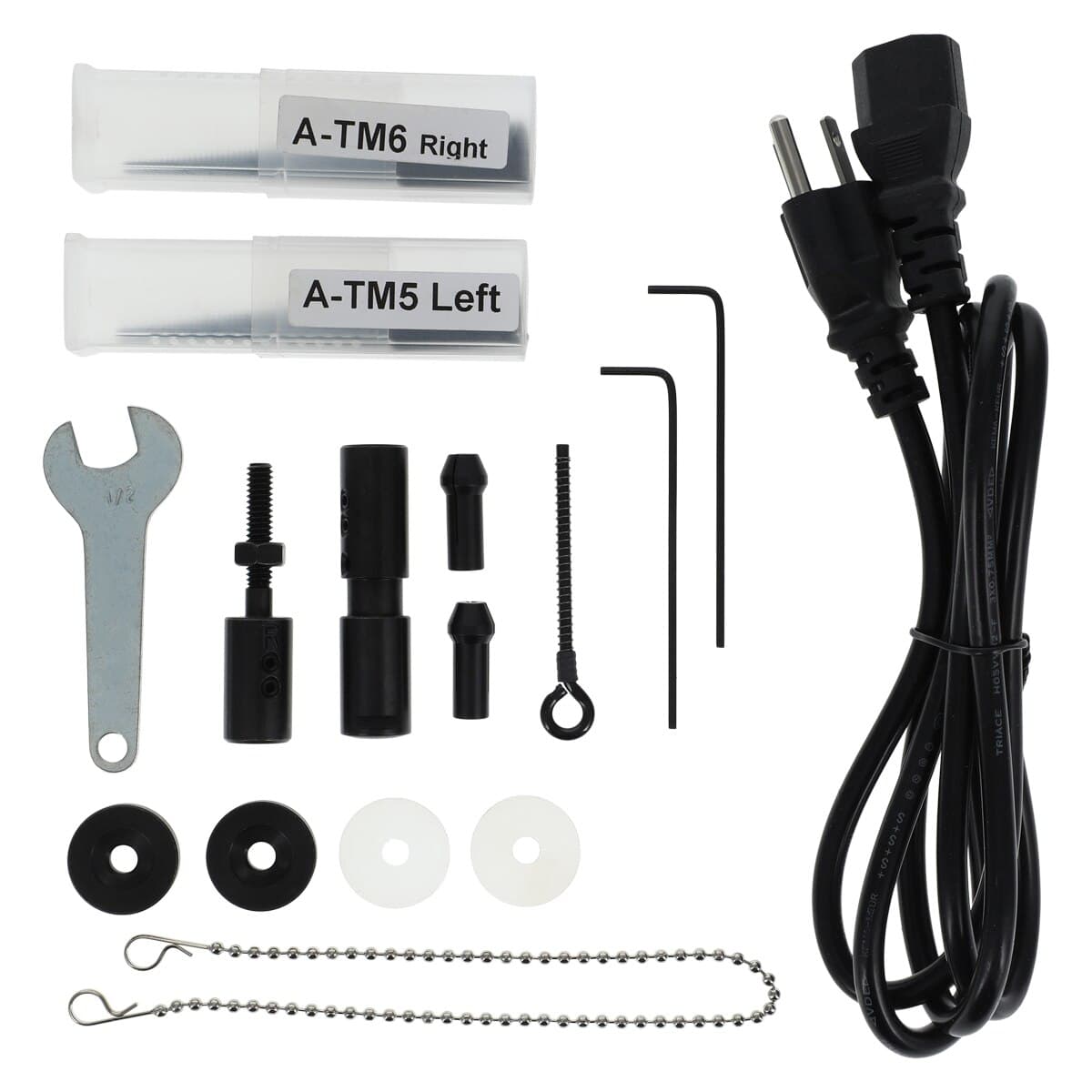Foredom K.3340 Bench Lathe Kit with M.BL Lathe, Tapered Spindles, Collet Holder, and Wheel Mandrel thumbnail 6