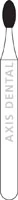 NTI Diamond Bur FG Coarse Football #379-012 (C379-012), 1.2 mm Diameter, 2.8 mm Length, 5/Pk - NTI&reg; FG Diamonds - Coarse - #379-012 (2.8) - Image 1
