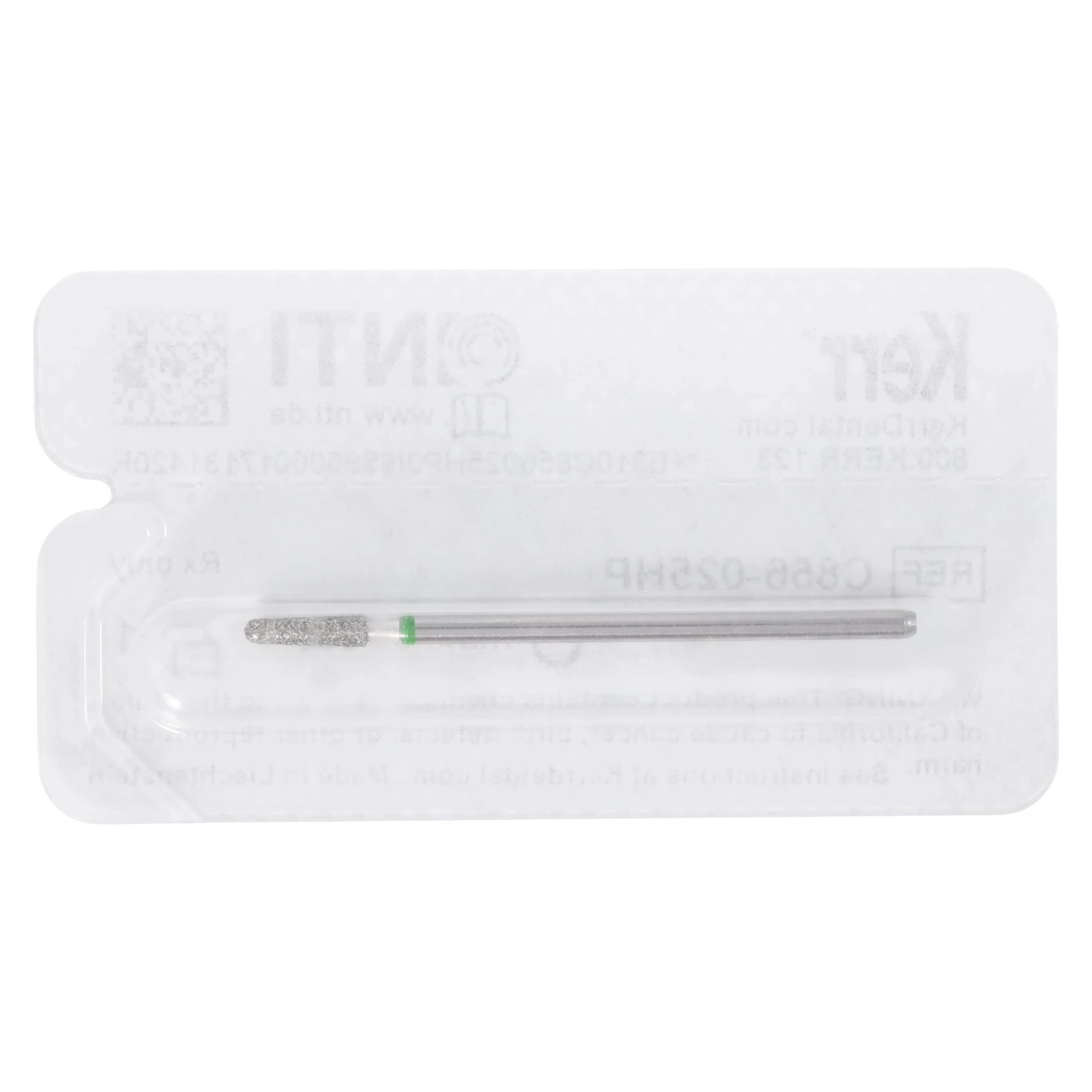 NTI® HP Diamonds - Coarse - Round End Taper, #856-025, 2.5mm Diameter, 8.0mm Length thumbnail 5