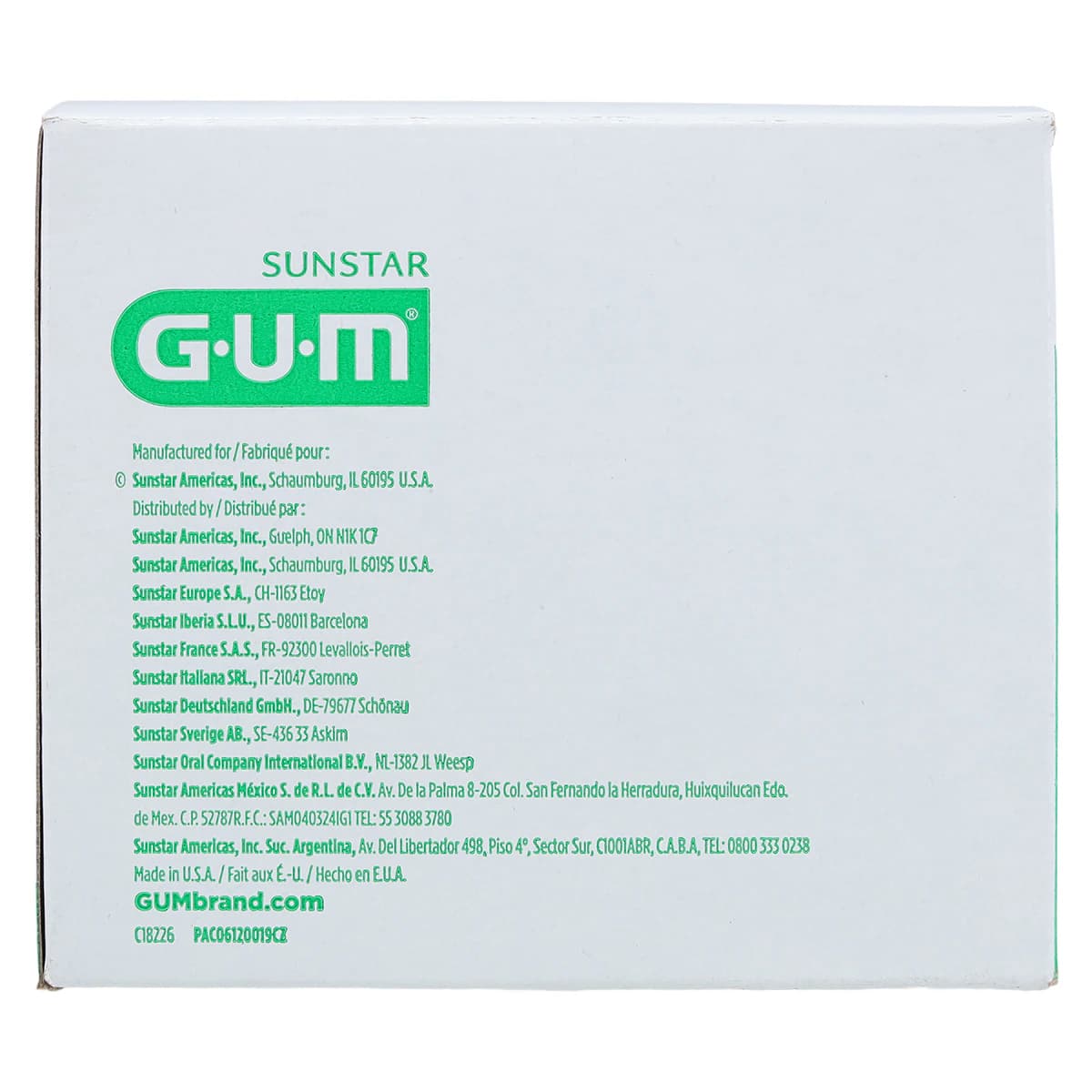 GUM Proxabrush Go-Betweens Interdental Brush Refills, Wide Tapered, 2/Pkg, 18 Pkgs (36 Brushes), 614PQA thumbnail 4