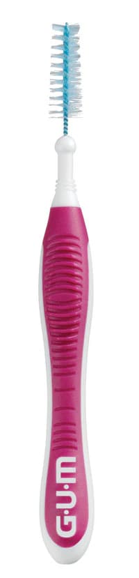GUM Proxabrush Go-Betweens Interdental Brushes, Moderate, Tapered, Pink, 36/Box, 3612PP thumbnail 2