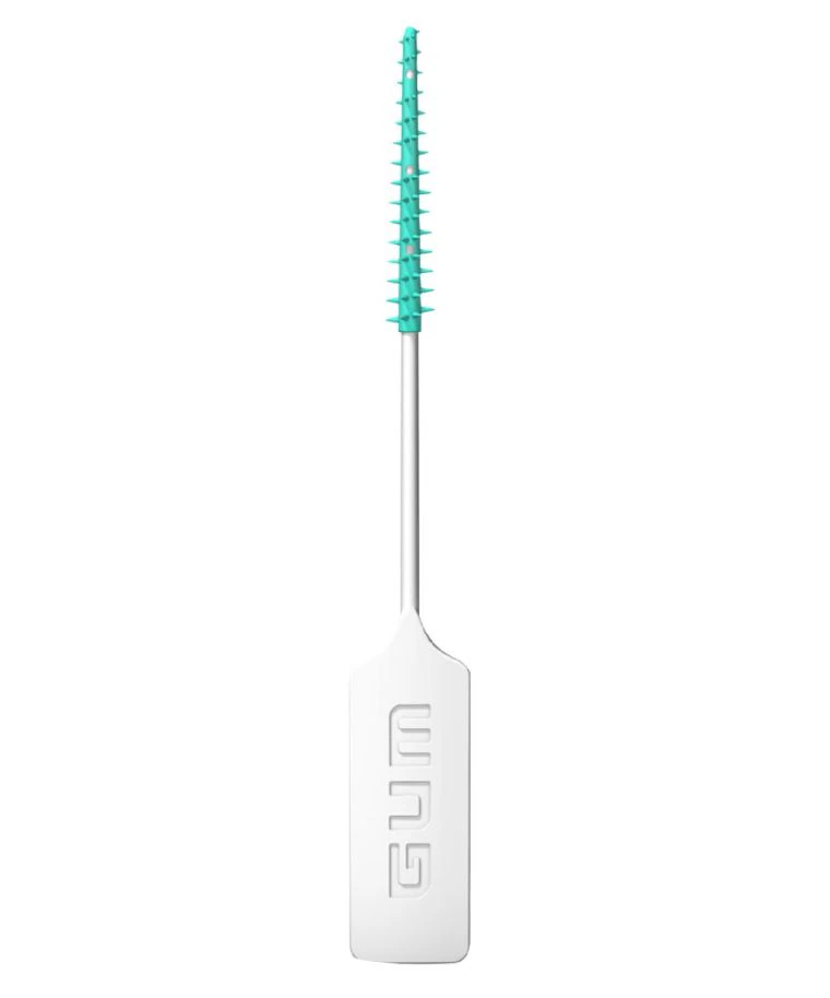 GUM Soft-Picks Original Interdental Cleaners, Tapered, Latex-Free, Green/White, 72 Packs of 5 (360 Picks), 632DB - Soft Picks Original 72x5Pk - Image 1