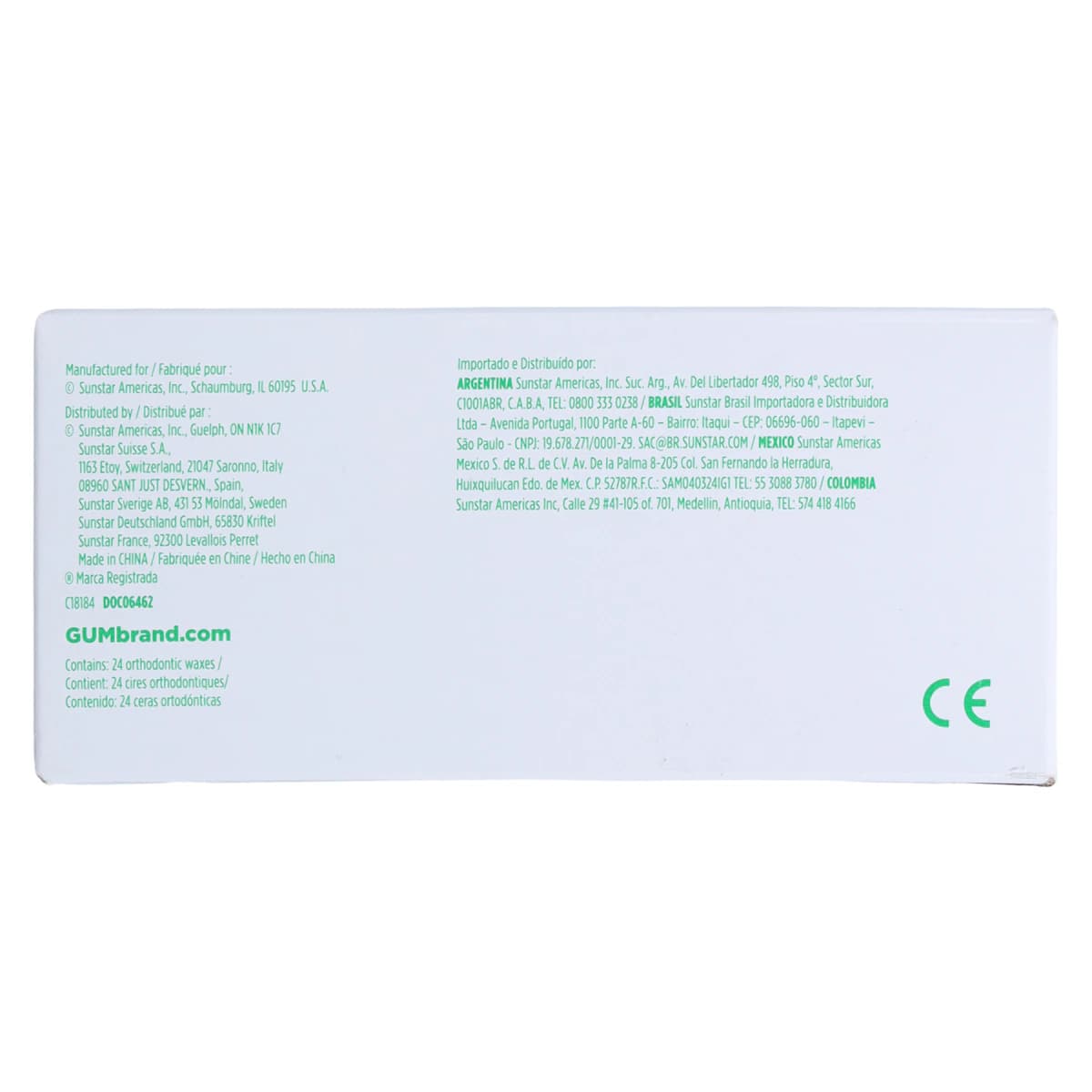 GUM Orthodontic Wax, Unflavored with Vitamin E, 24/Box, 723PD thumbnail 5