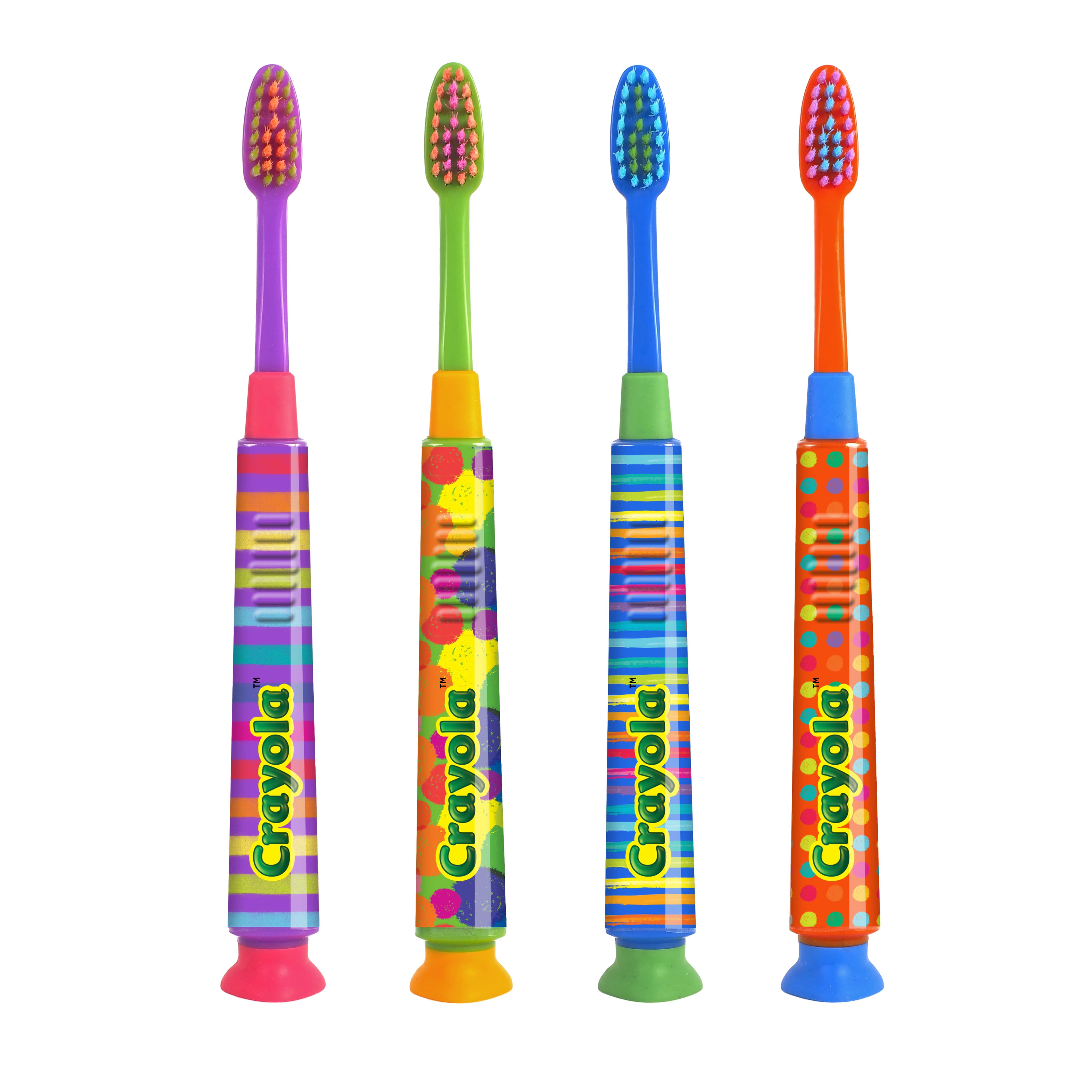 GUM Crayola Deep Clean Toothbrush, Ultra-Soft, Kids, Assorted Colors, 12/Pack, 234P - GUM Crayola Deep Clean Toothbrush 12Bx - Image 1