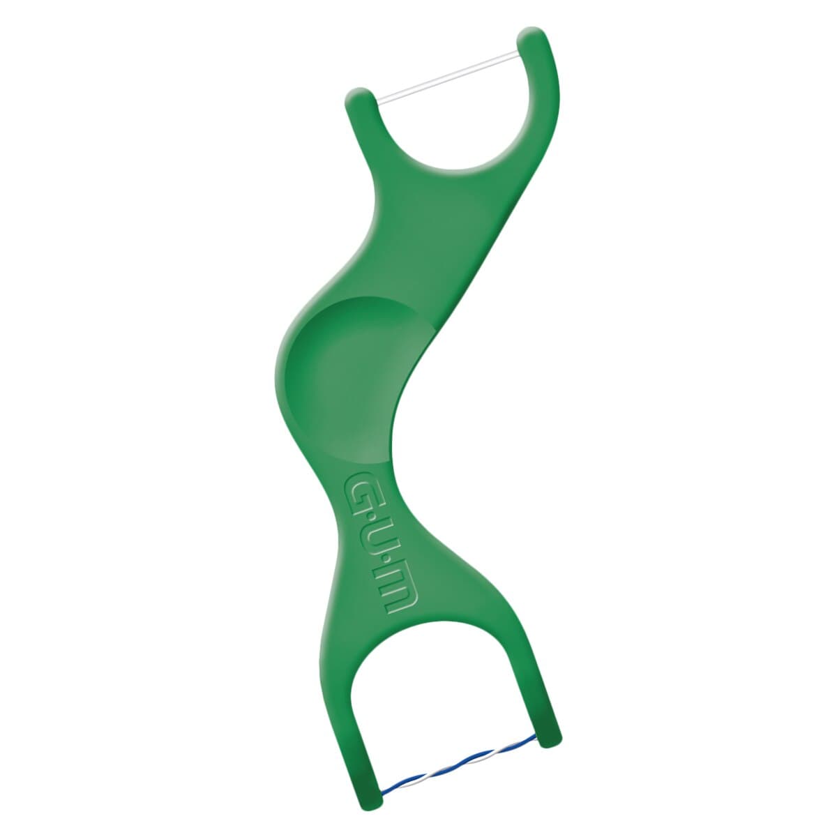 GUM Dual Technique Flossers, Fresh Mint, 2/Pack, 48 Packs/Box, 821PQ thumbnail 3