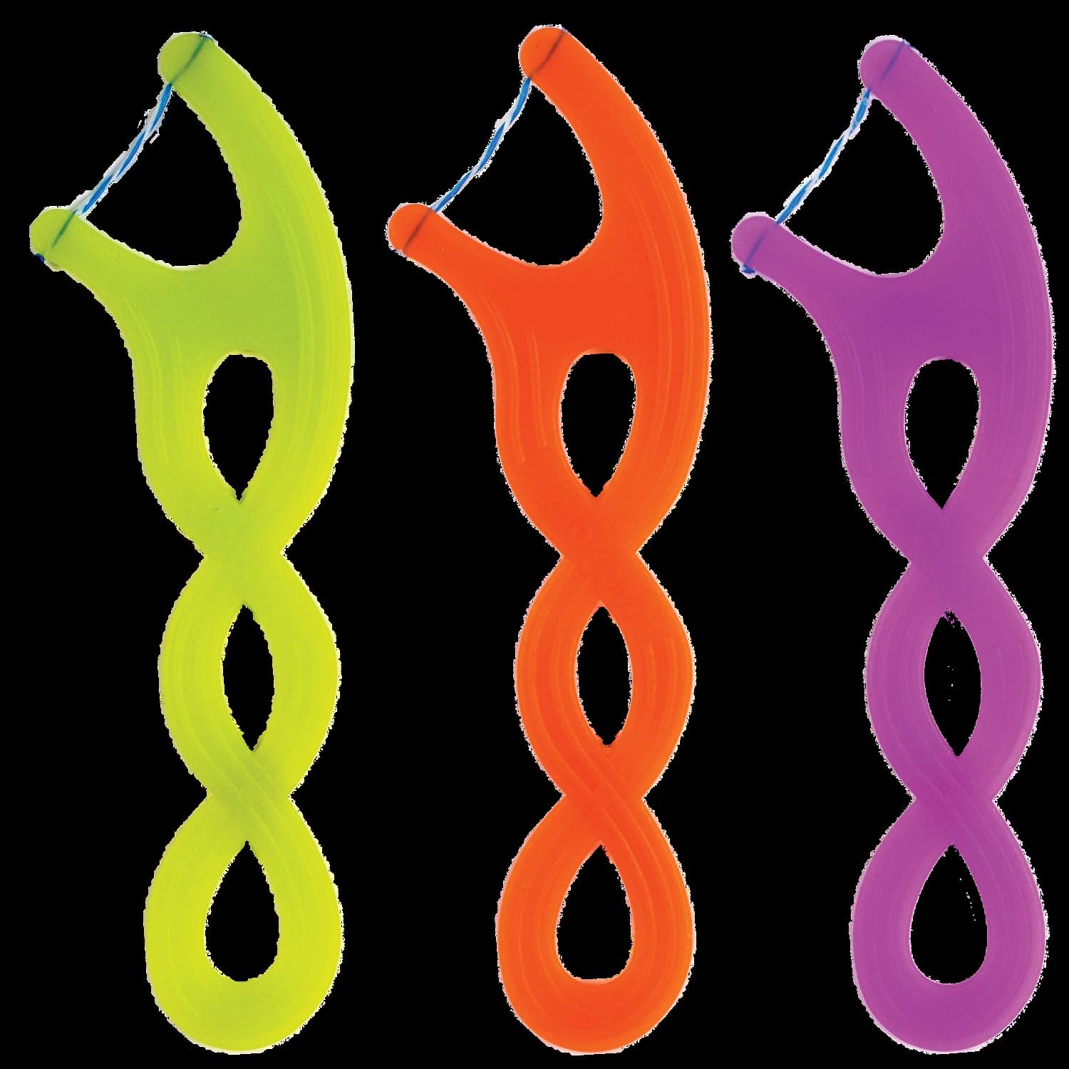 GUM Crayola Twistables Kids Flossers, 3/Pk, 48 Pk/Bx, 853PA - GUM Crayola Twistables Flossers - Image 1