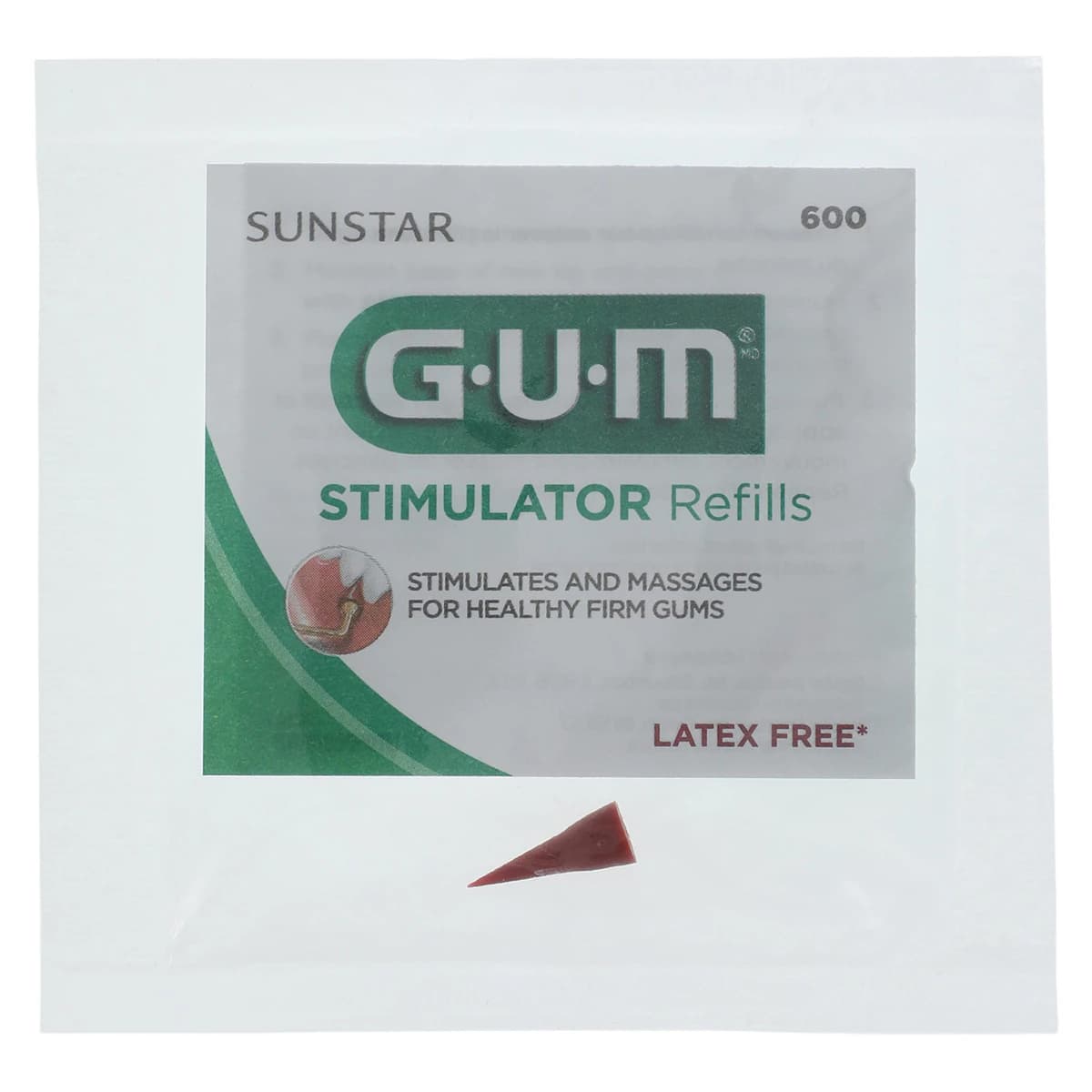 GUM Stimulator Refill Tips, Rubber, Latex-Free, 36/Box thumbnail 2