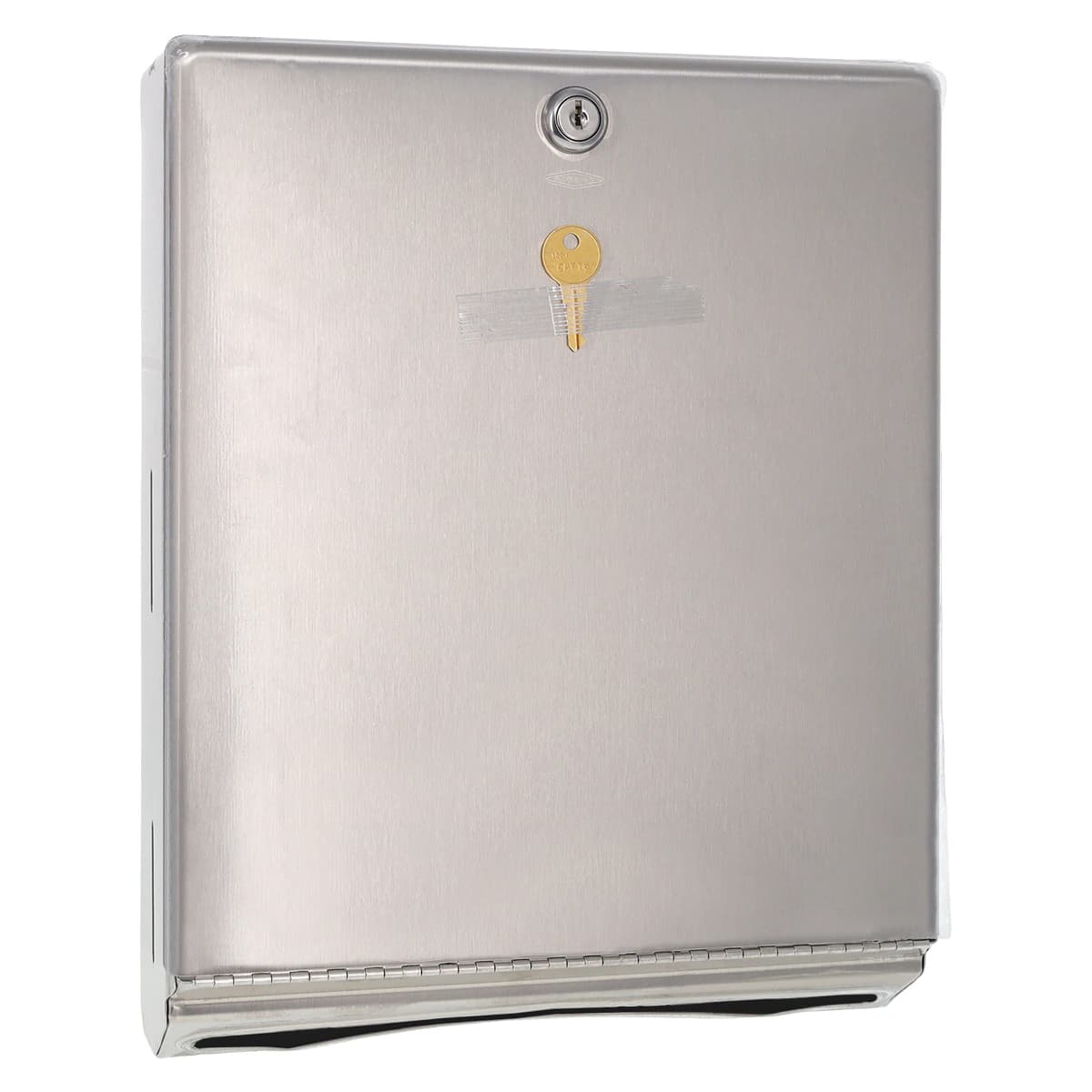 Bobrick Classic Series Surface-Mounted C-Fold/Multifold Paper Towel Dispenser, Satin Finish Stainless Steel, 10.75 in x 14 in x 4 in thumbnail 2