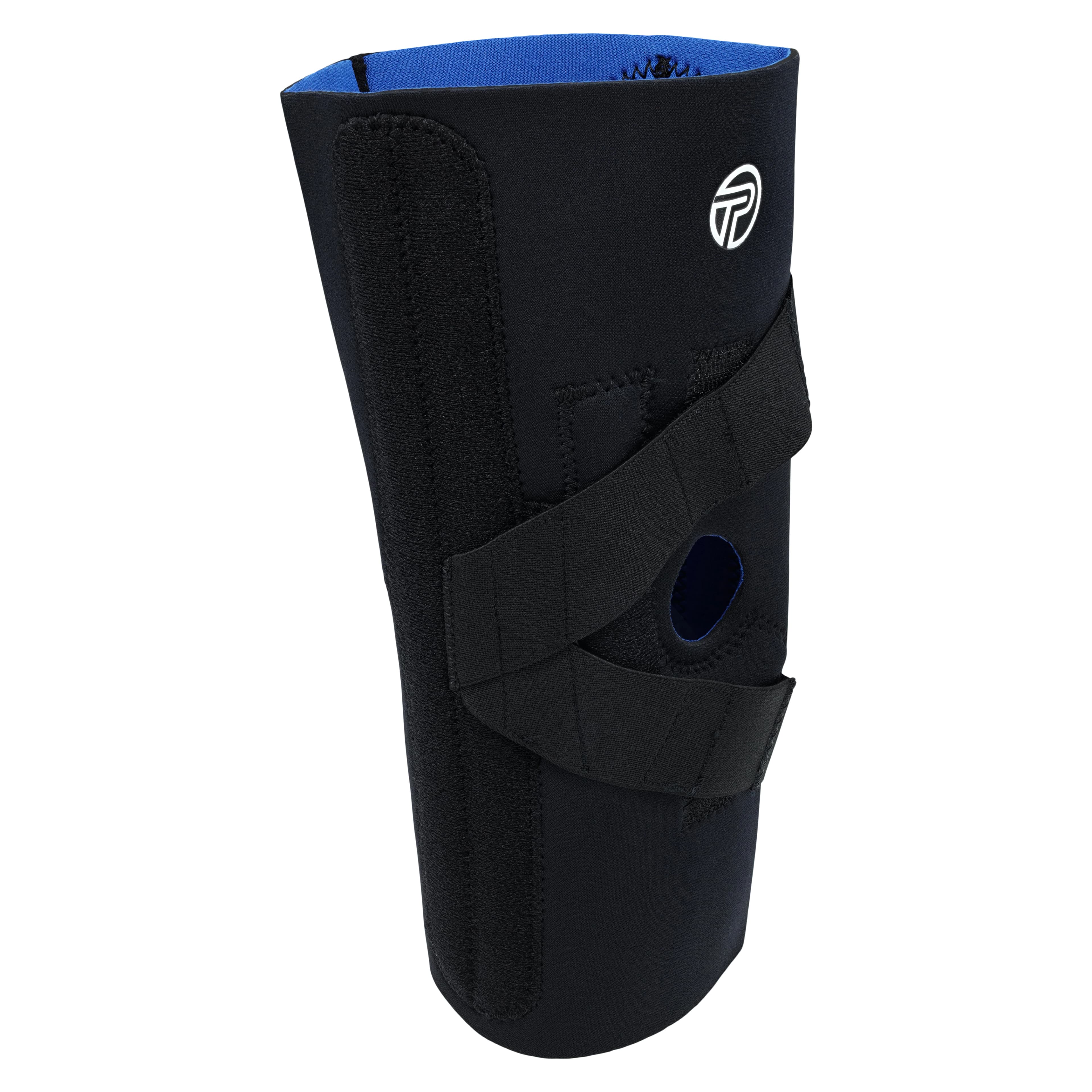 Pro-Tec Athletics J-Lat Knee Support, Neoprene, Adult Medium (14-16"), Black - Support J-Lat Knee Black Neo - Image 1